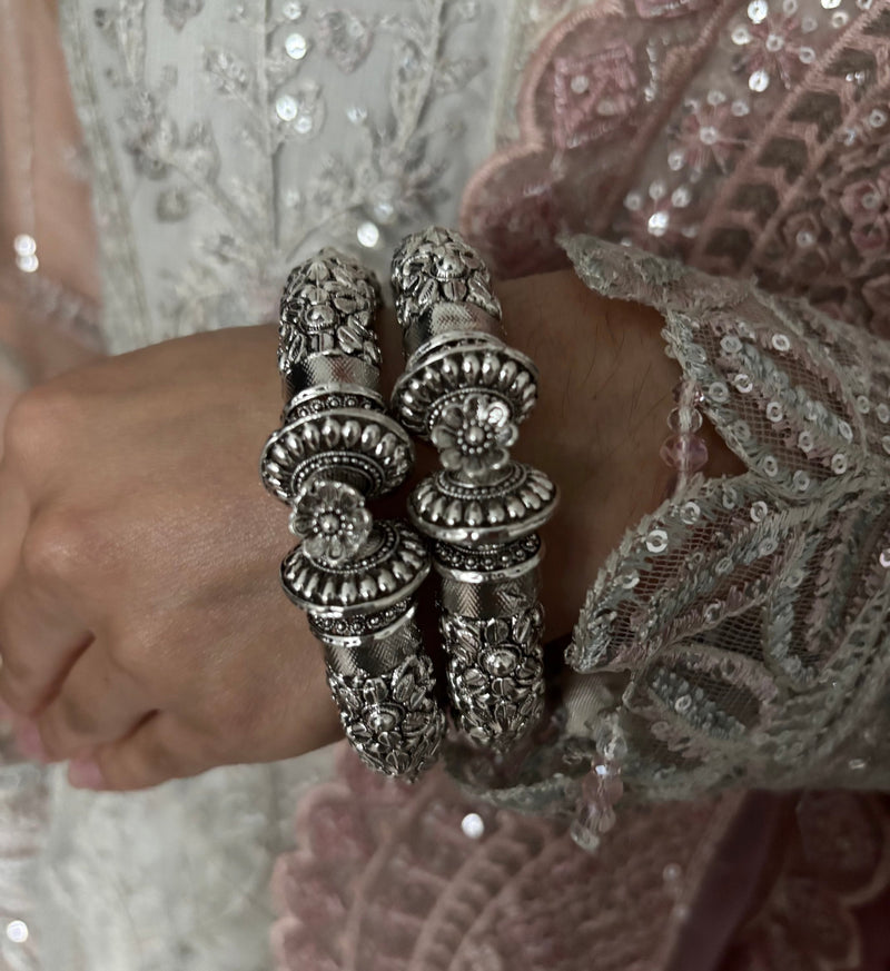 Silver Bangles - Ishy Haq