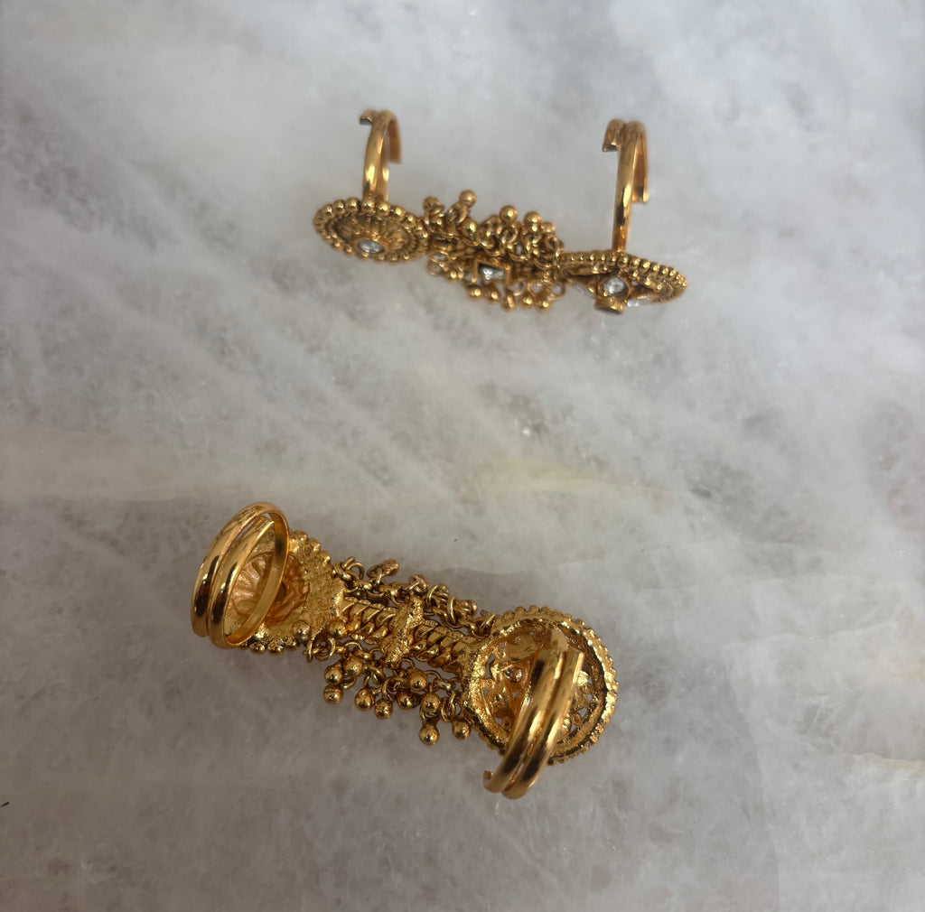 Kundan Daisy Ring