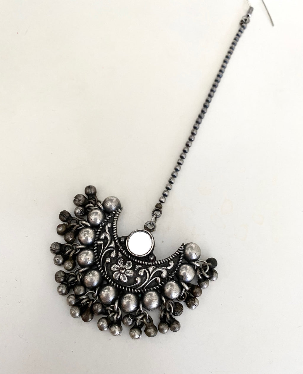 Antique silver tikli  image 0