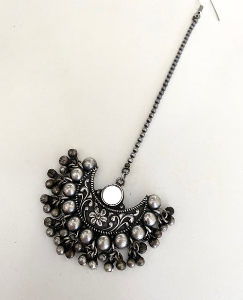 Antique silver tikli  image 0