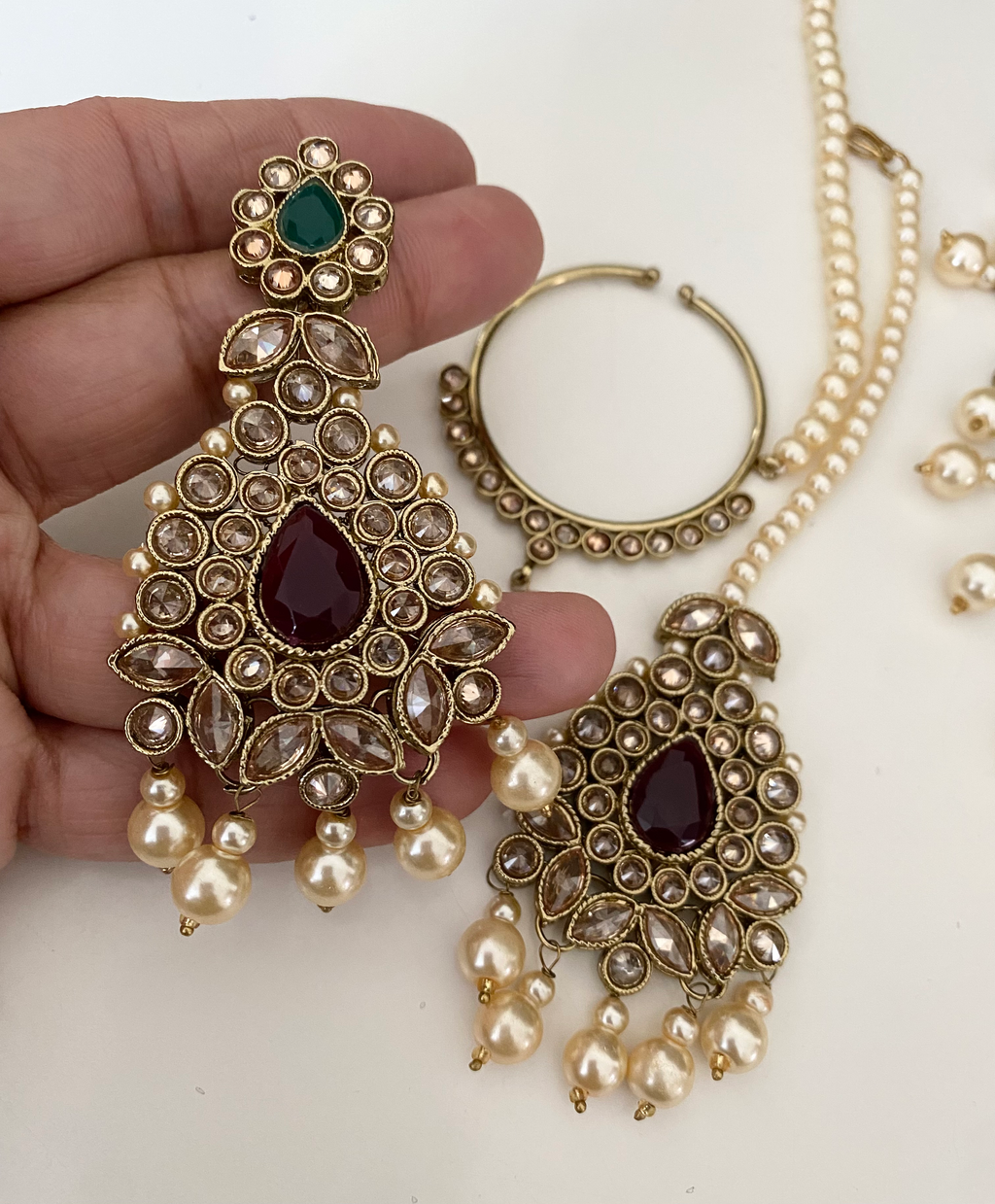 Rajwa bridal haar set  image 2