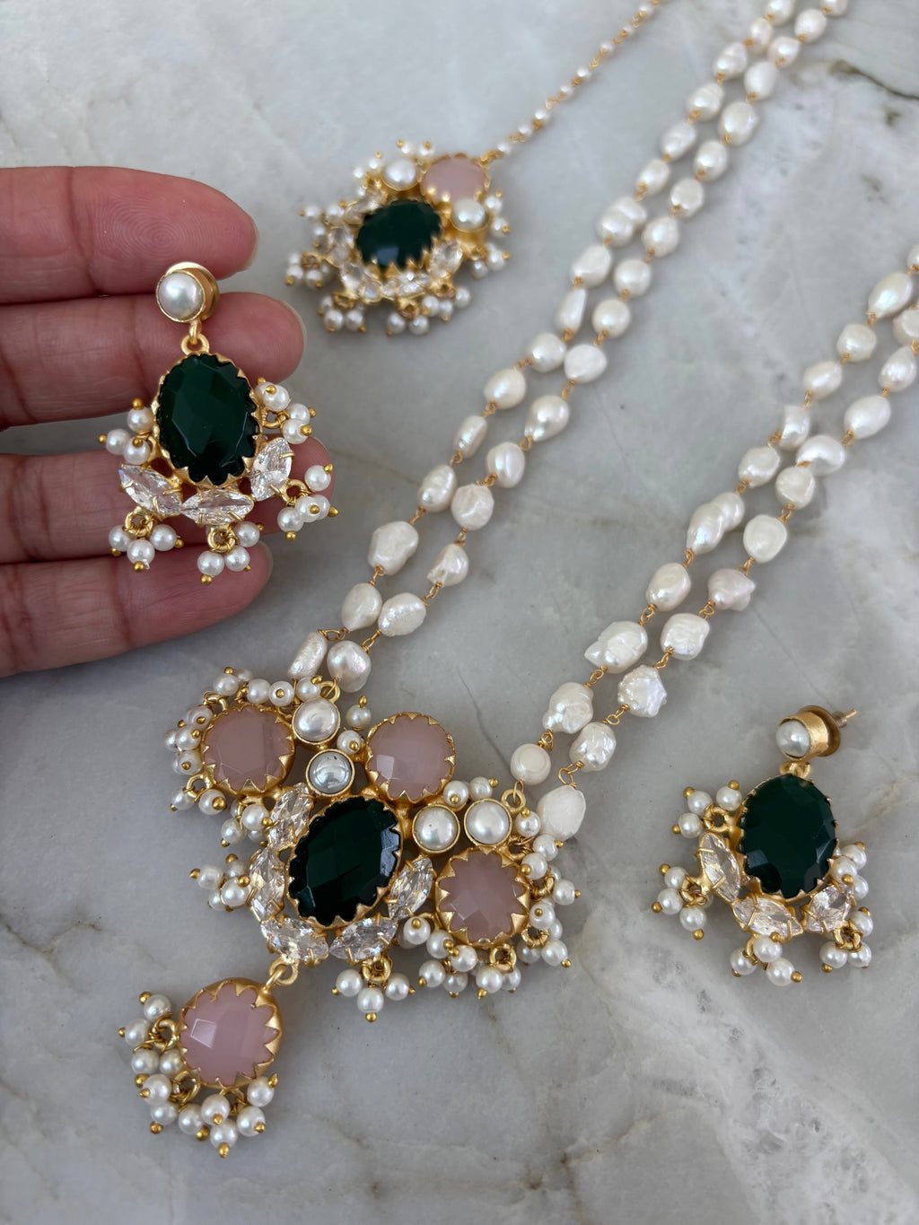 Double Strand IH Emerald.  image 2