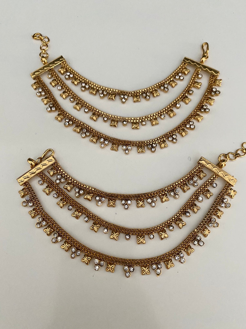 Triple layer earring chain  image 1