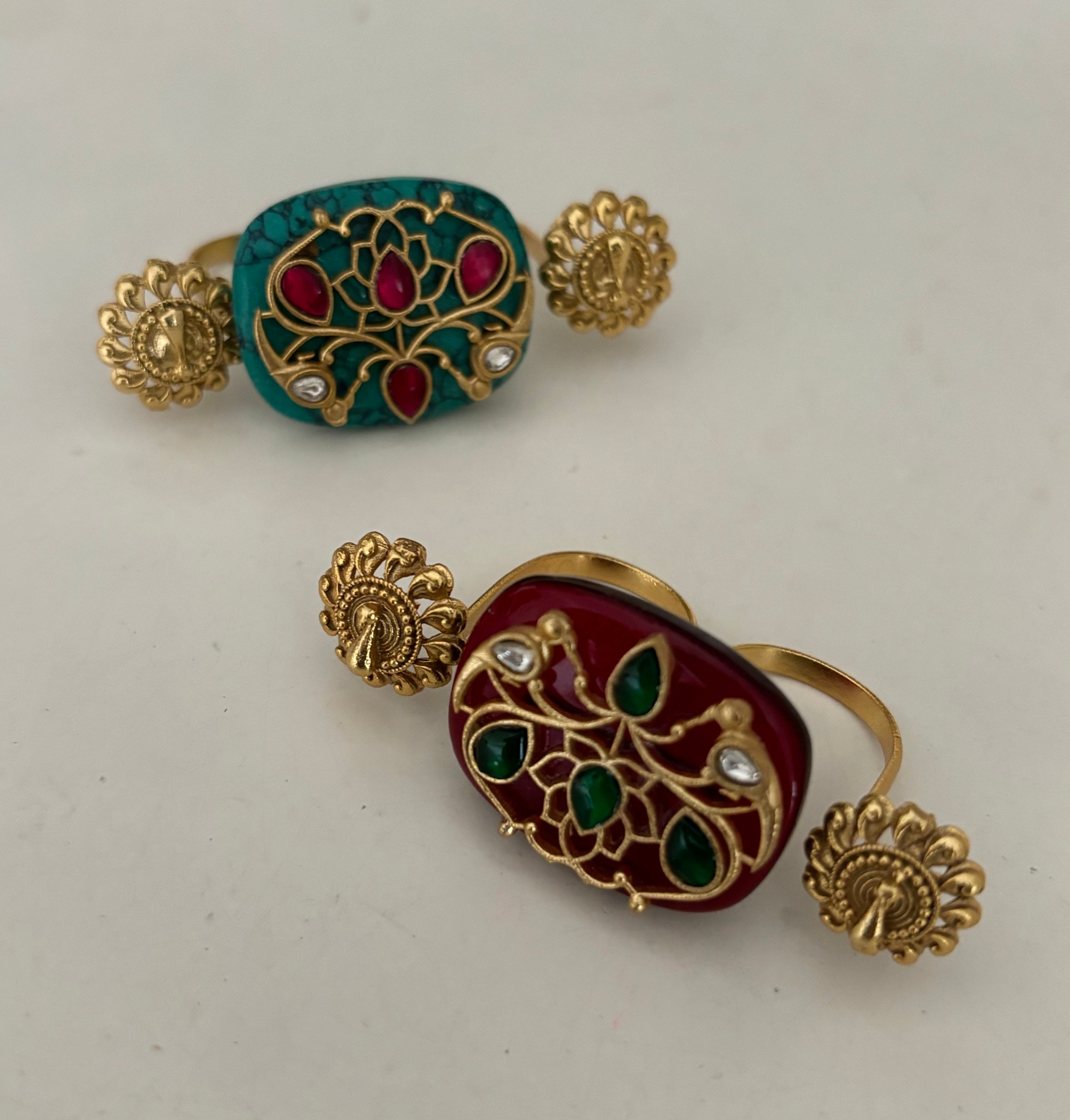 Meena finger ring  image 1