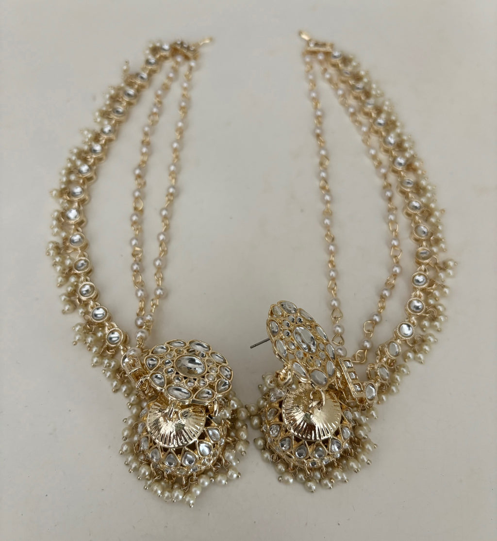 Tashan Jhumka/earring chain  image 1