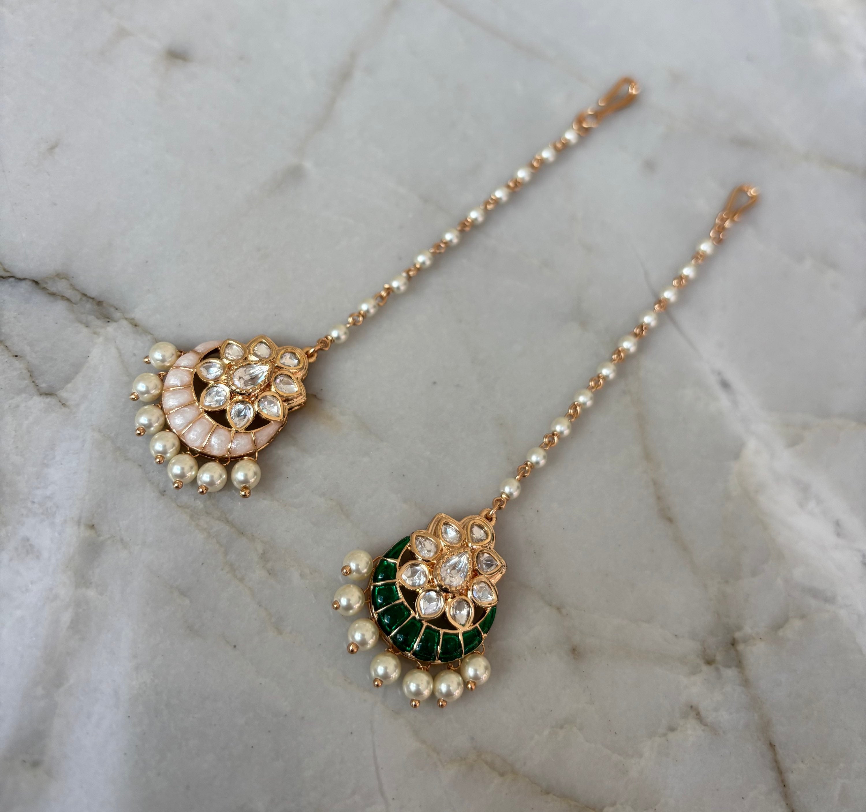 Glass kundan tikli  image 3