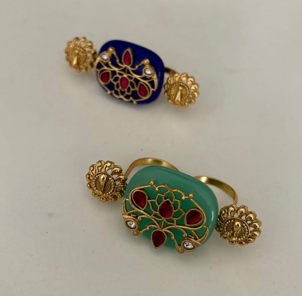 Meena finger ring  image 2