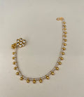 Flower kundan nose ring  image 0