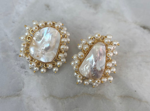 Baroque pearl ring  image 1