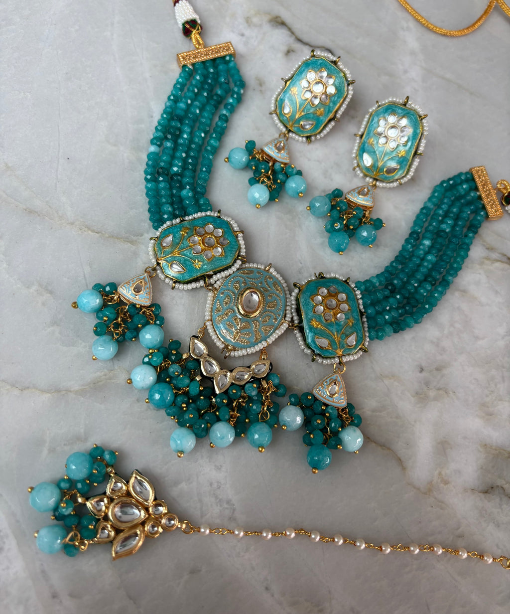 Kundan turquoise  image 2