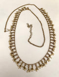Antique gold stonework waist chain image 0