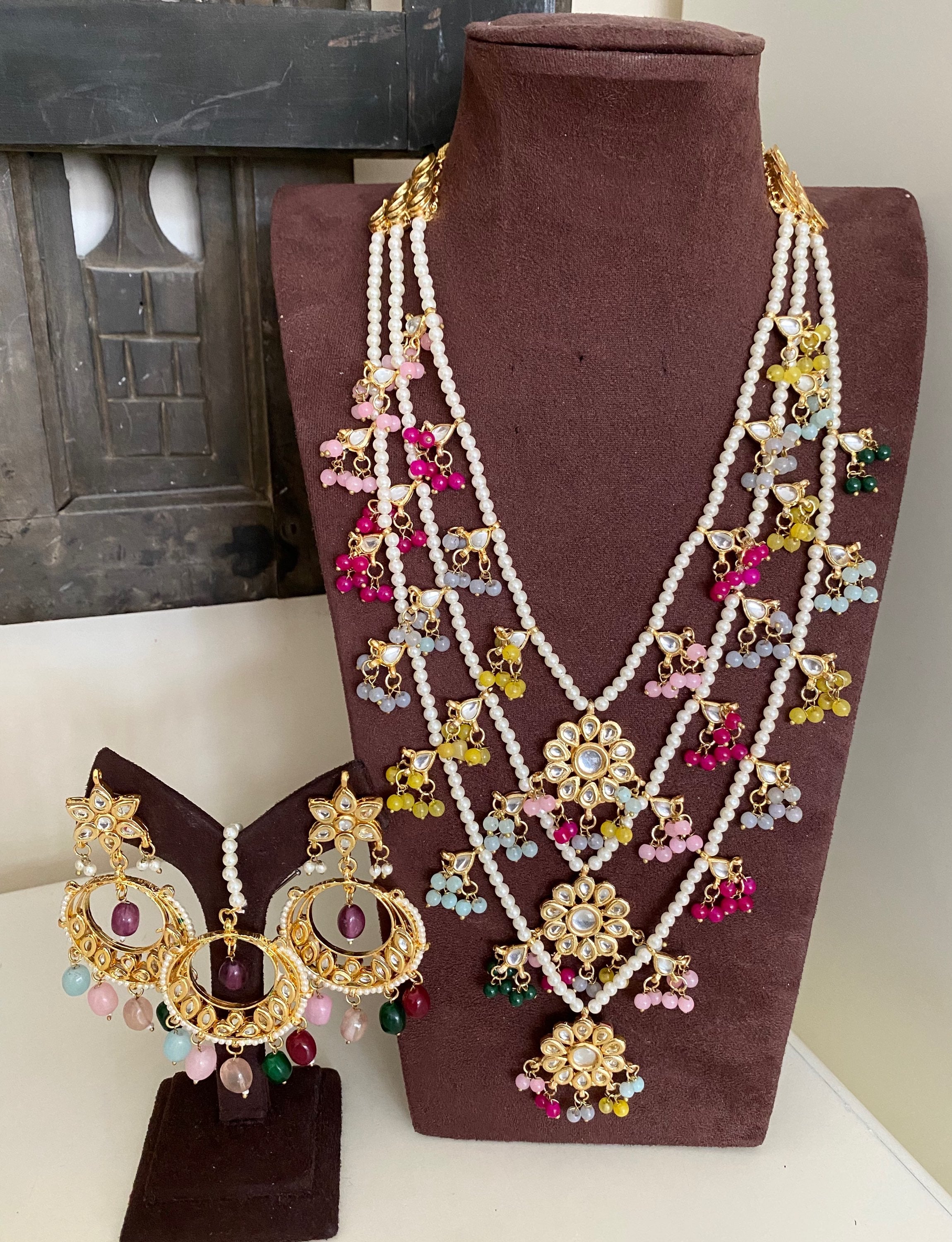 Hyderabadi glass bead drop image 0