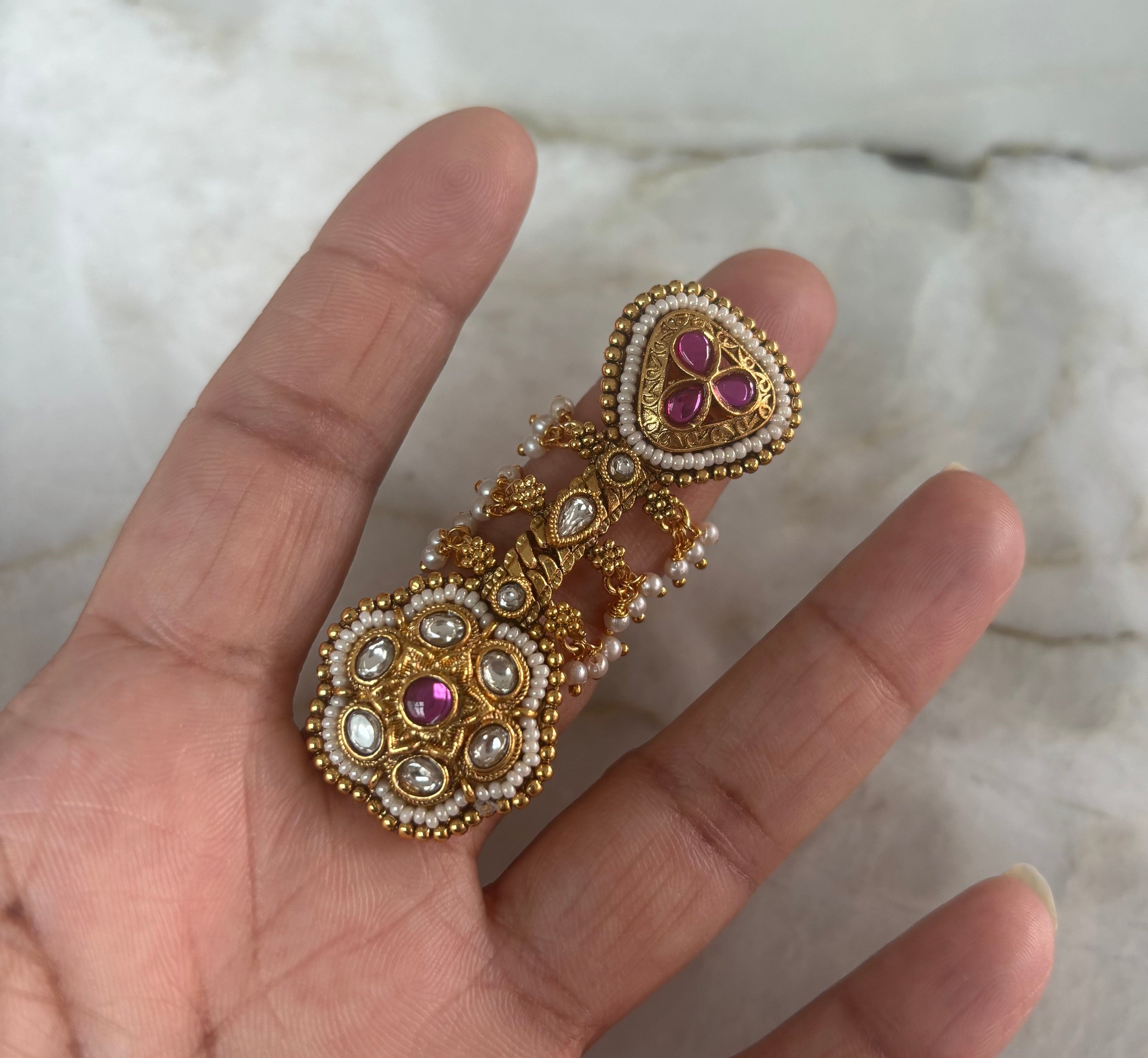 Kundan flower leaf  image 2