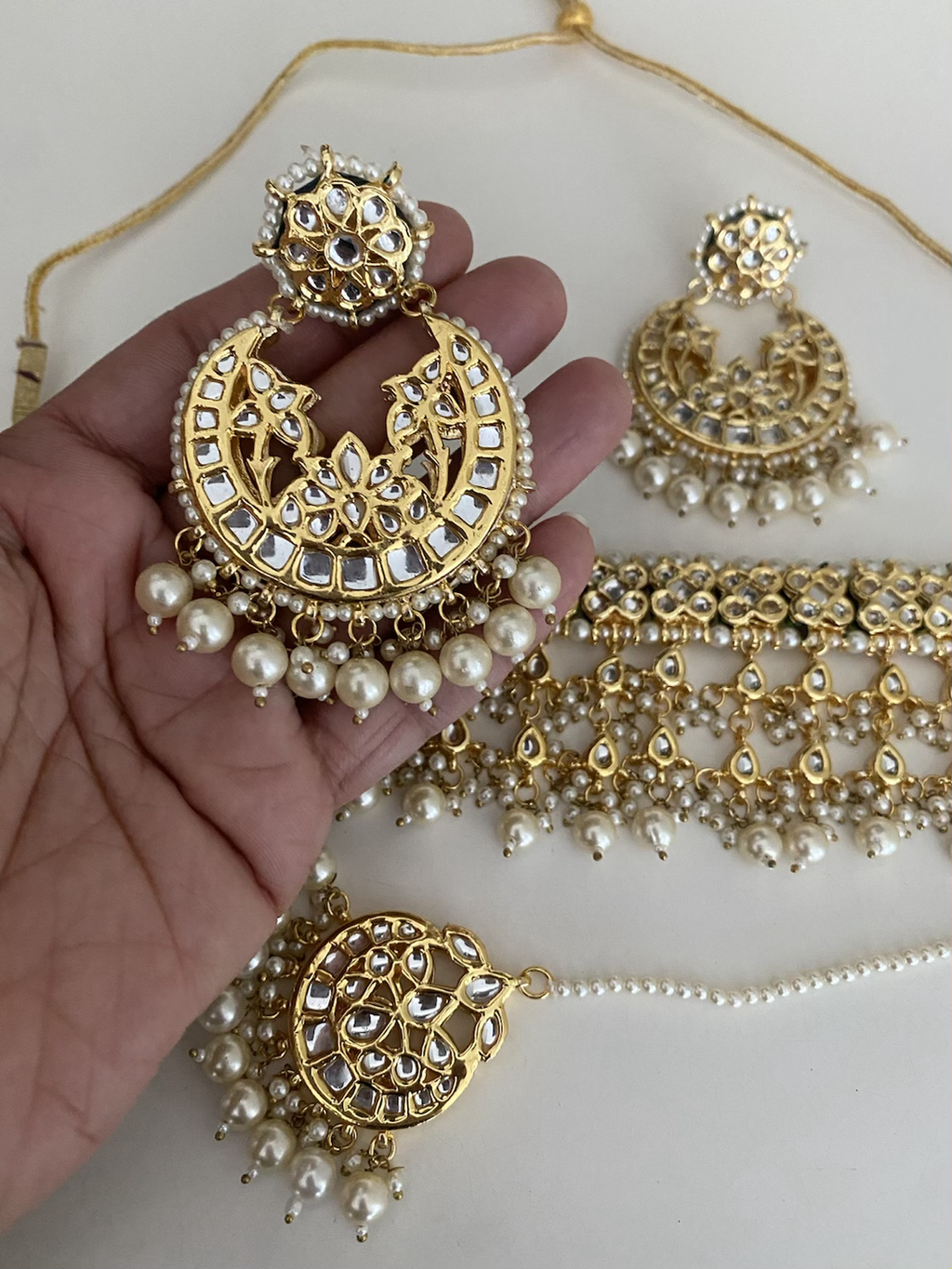 Samia kundan choker set  image 2