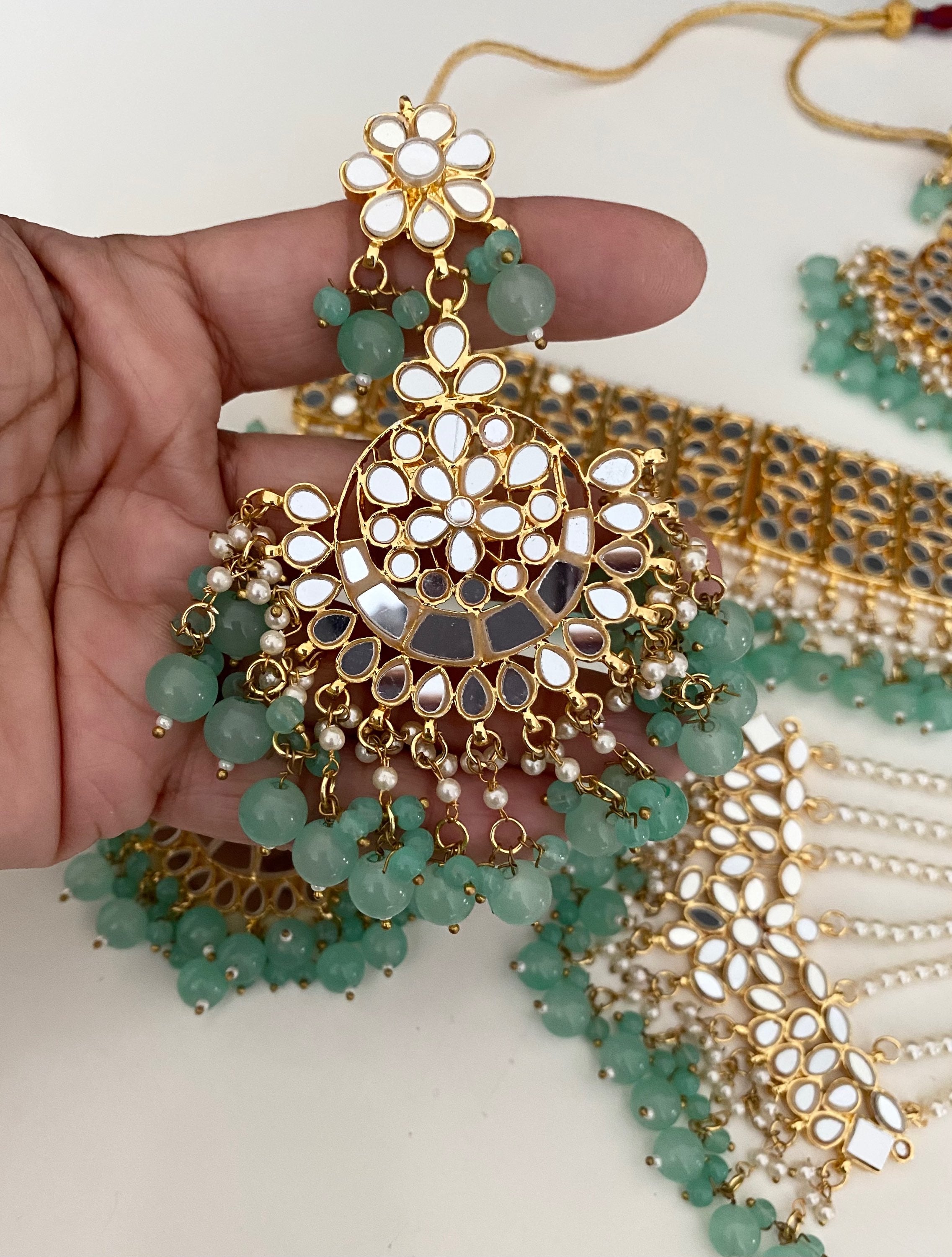 Nura Mirror choker set  image 1
