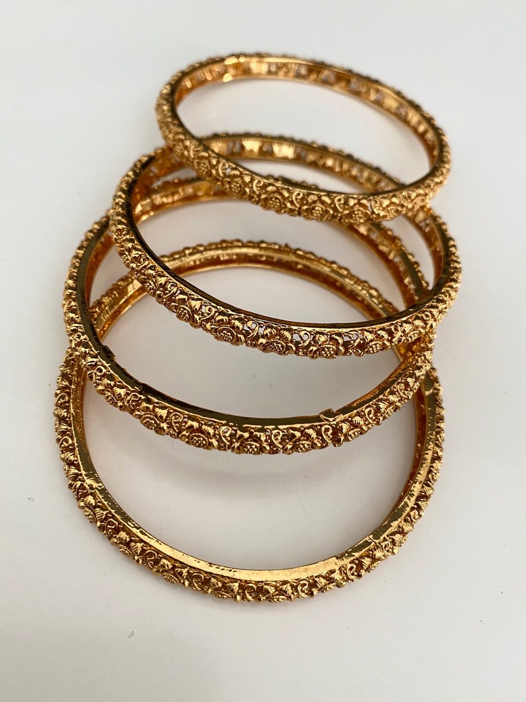 Floral bangle set of 4 image 1