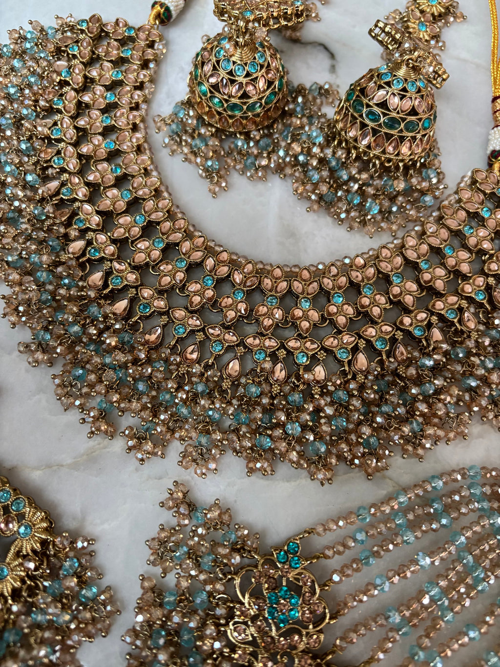 Sarisha (pastel blue/champagne) image 6