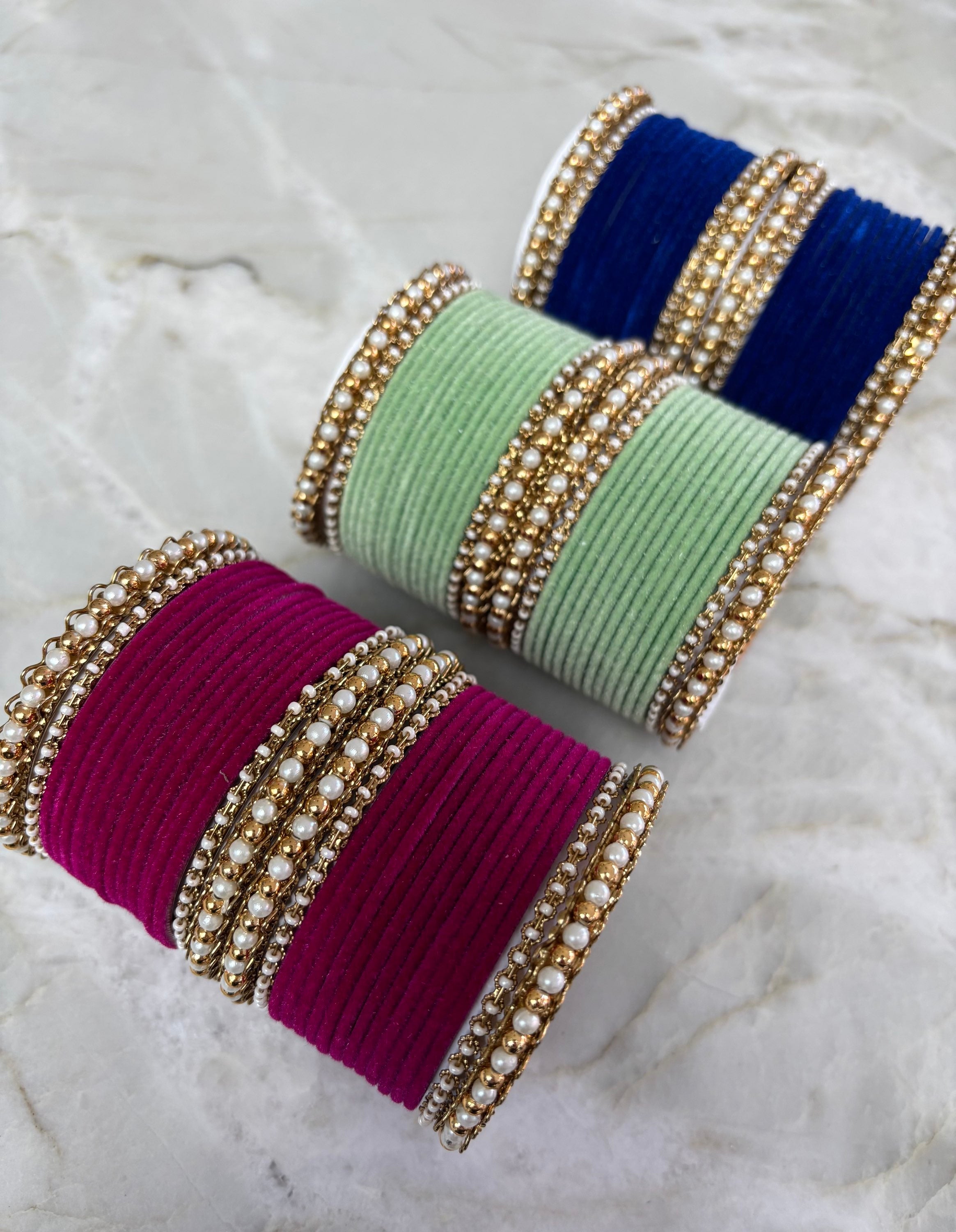 Velvet bangle set  image 5