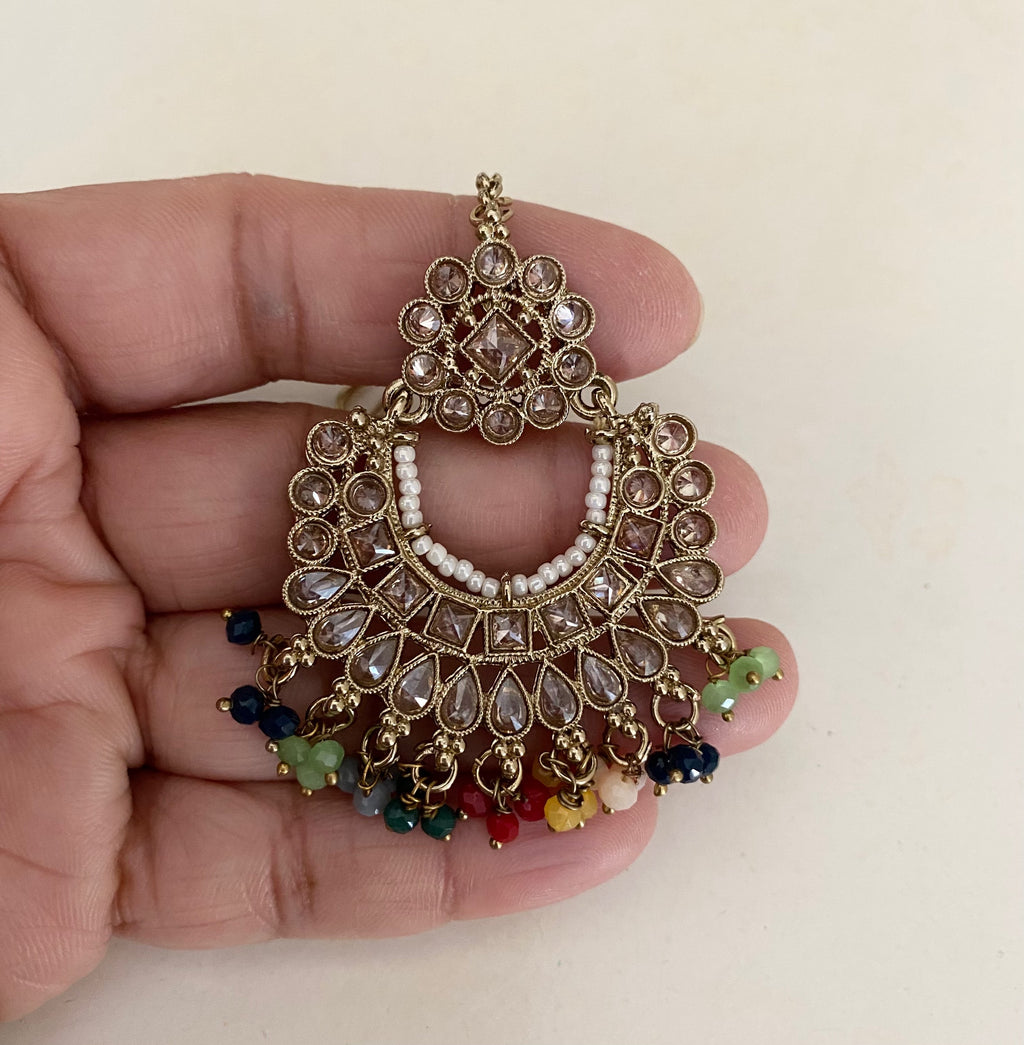 Antique Multicolour bead drop  image 0