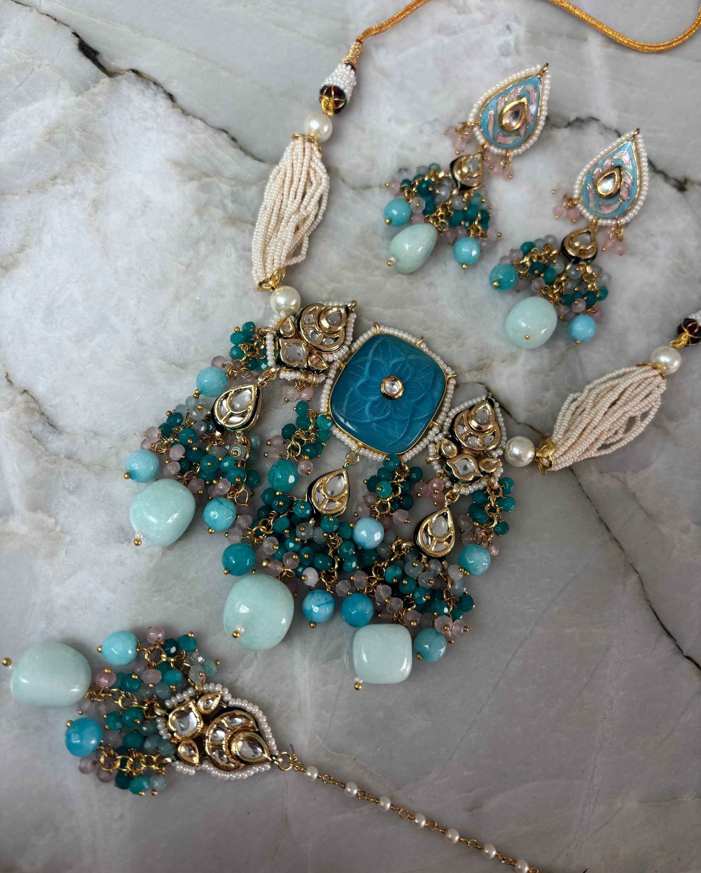 Sungai (turquoise/pastel blue) image 3