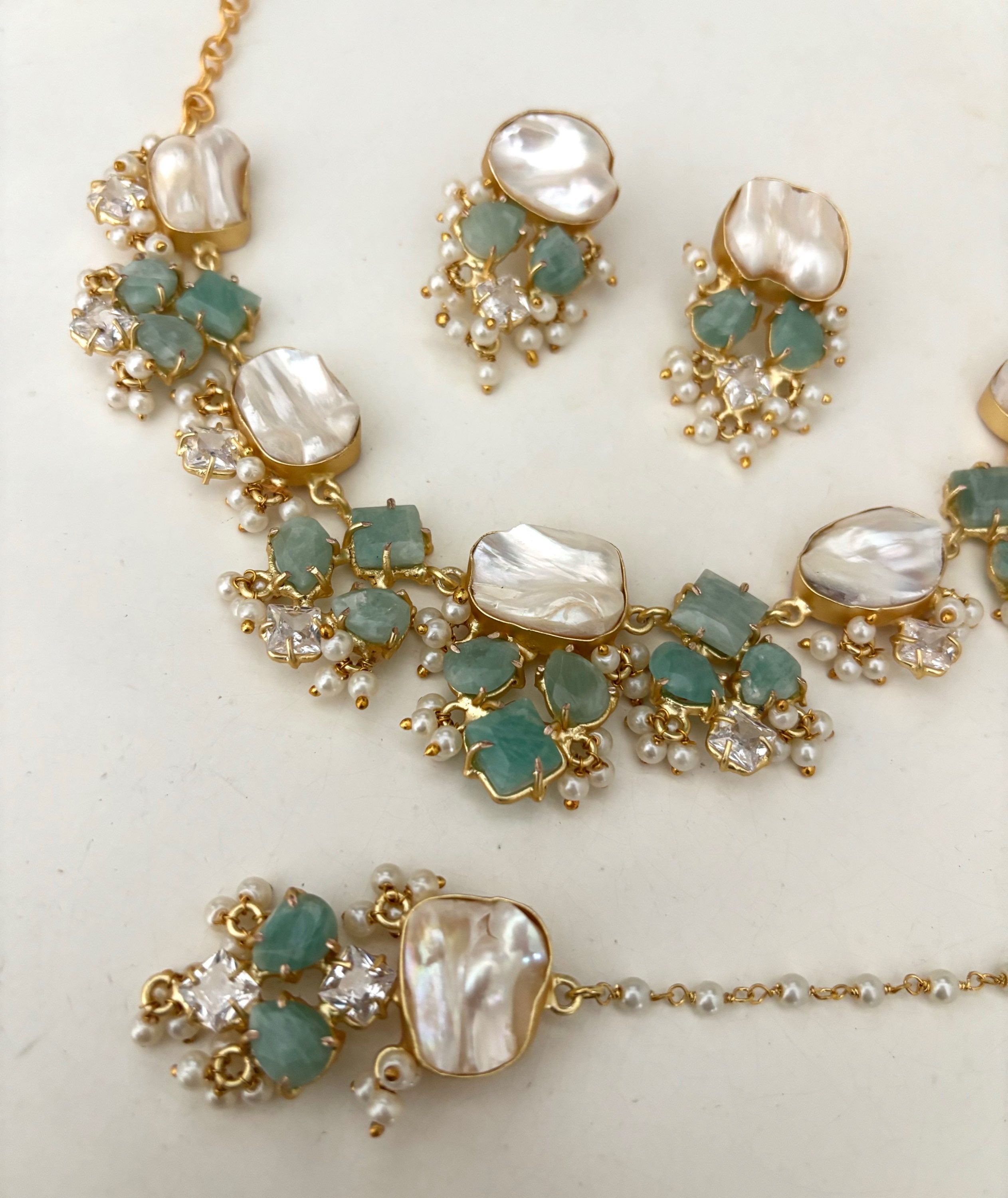 Precious Mother of Pearl (Amazonite) image 2