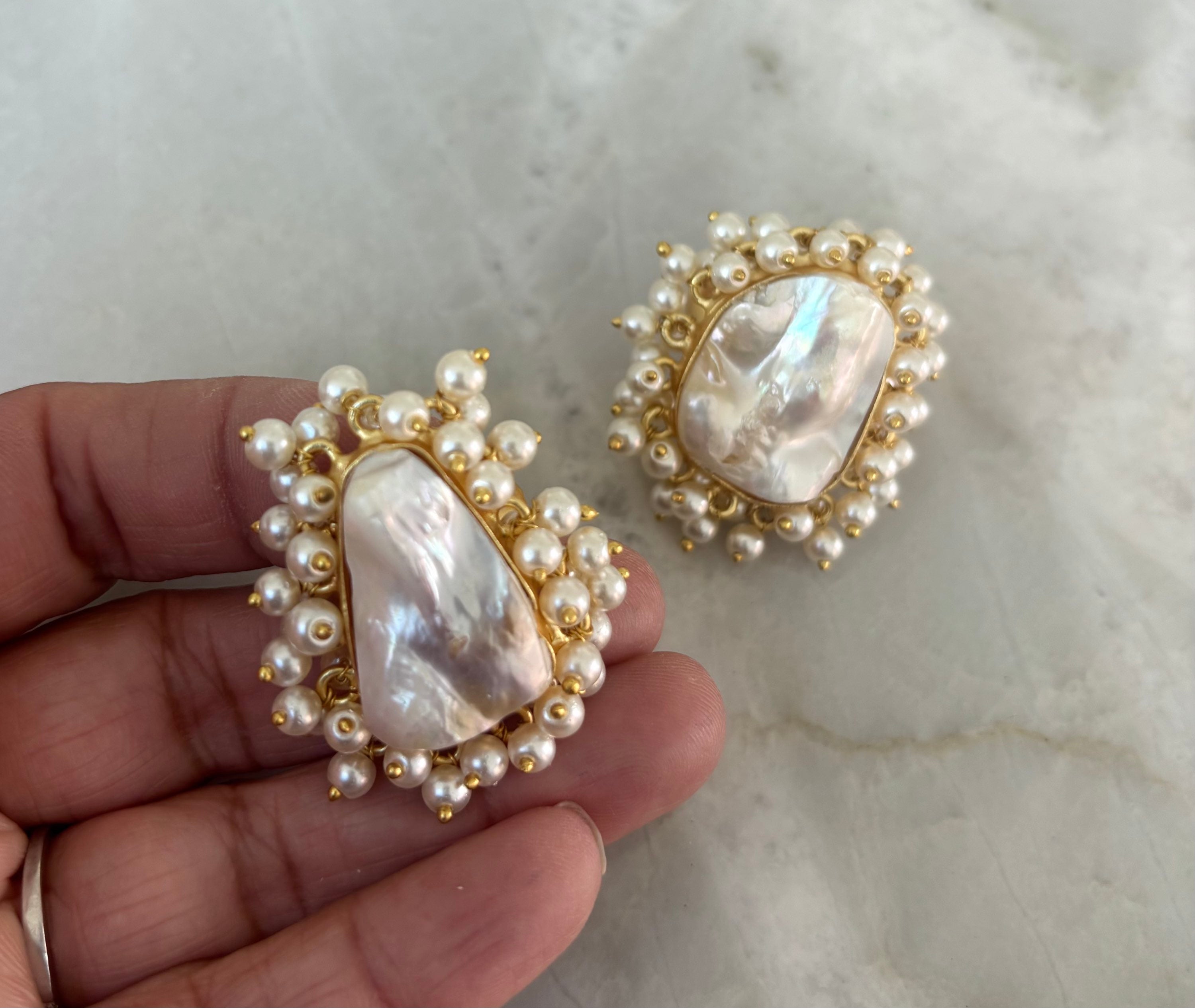 Baroque pearl ring  image 3