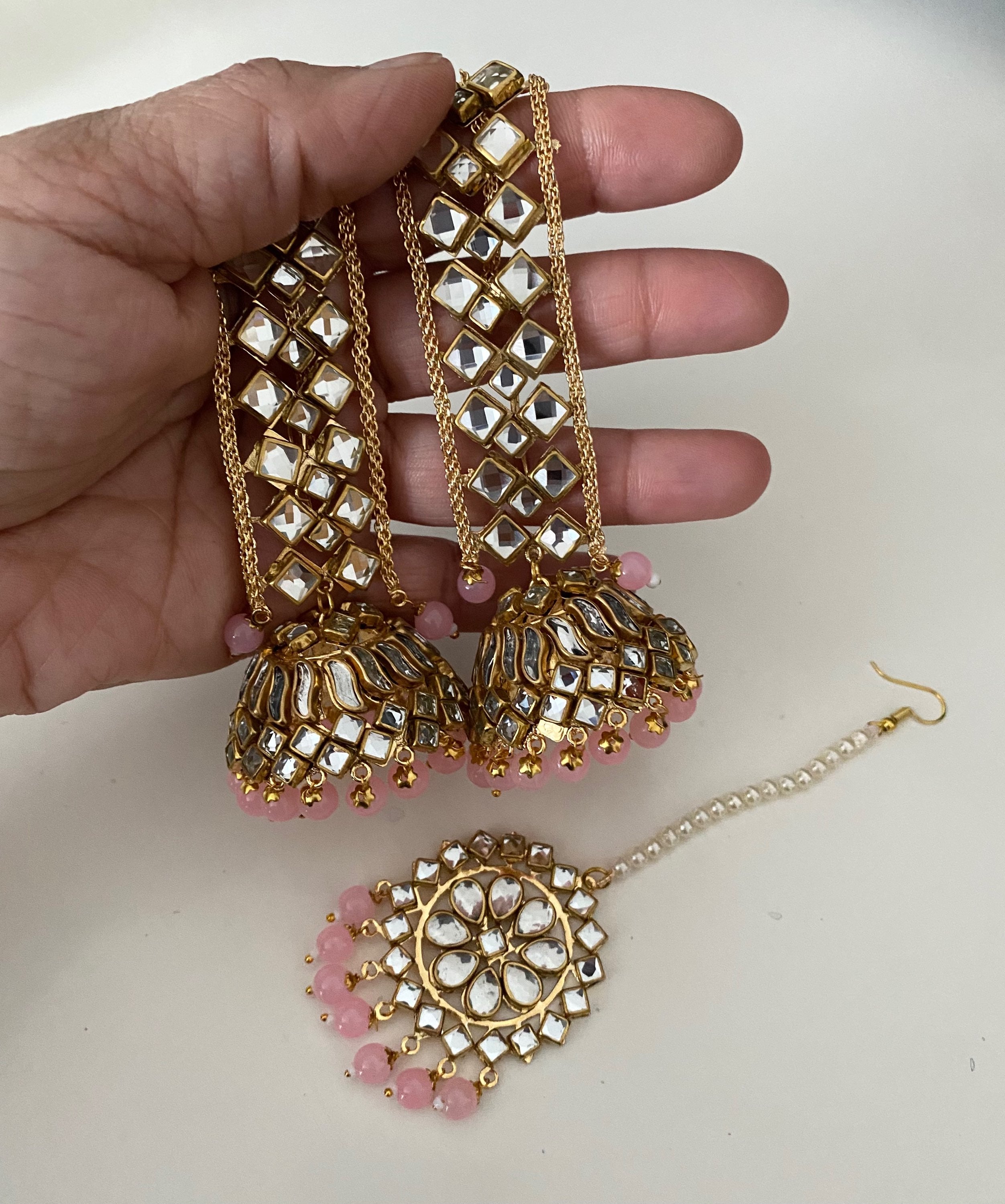 Jhumka with attached Sahara  image 0