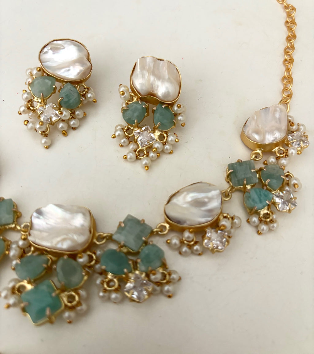 Precious Mother of Pearl (Amazonite) image 3