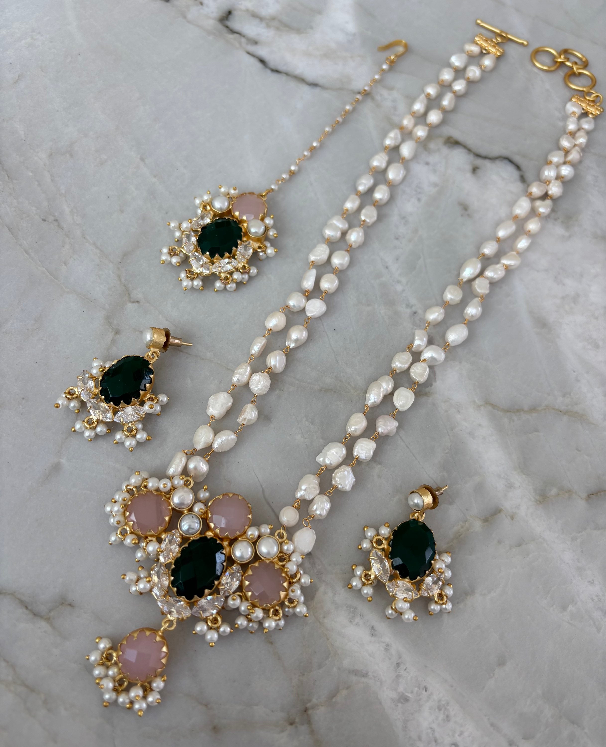 Double Strand IH Emerald.  image 1