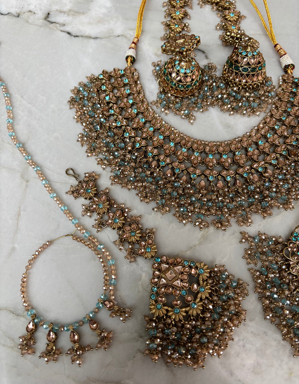 Sarisha (pastel blue/champagne) image 7