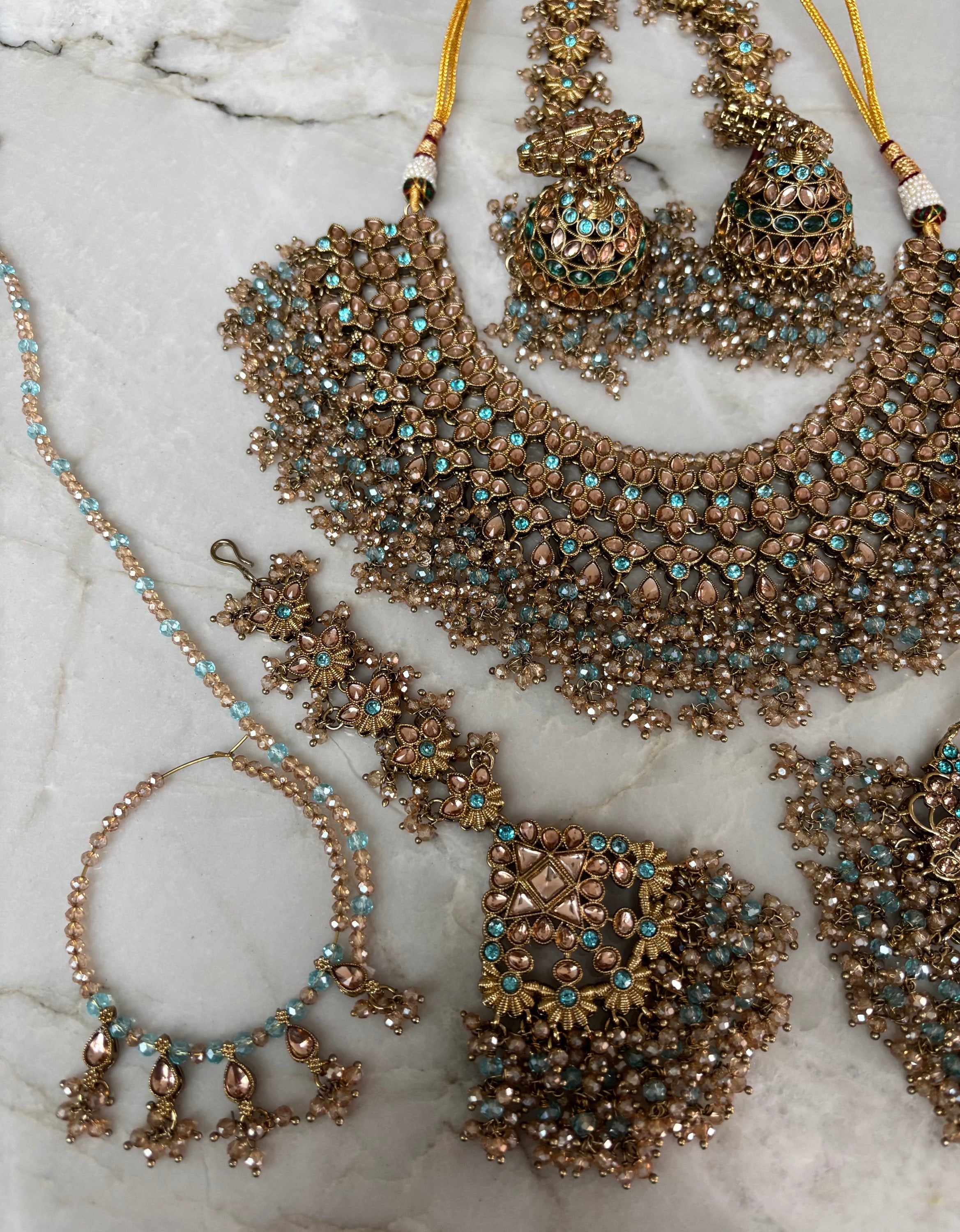 Sarisha (pastel blue/champagne) image 7
