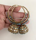 Mirror jhumka hoop image 0