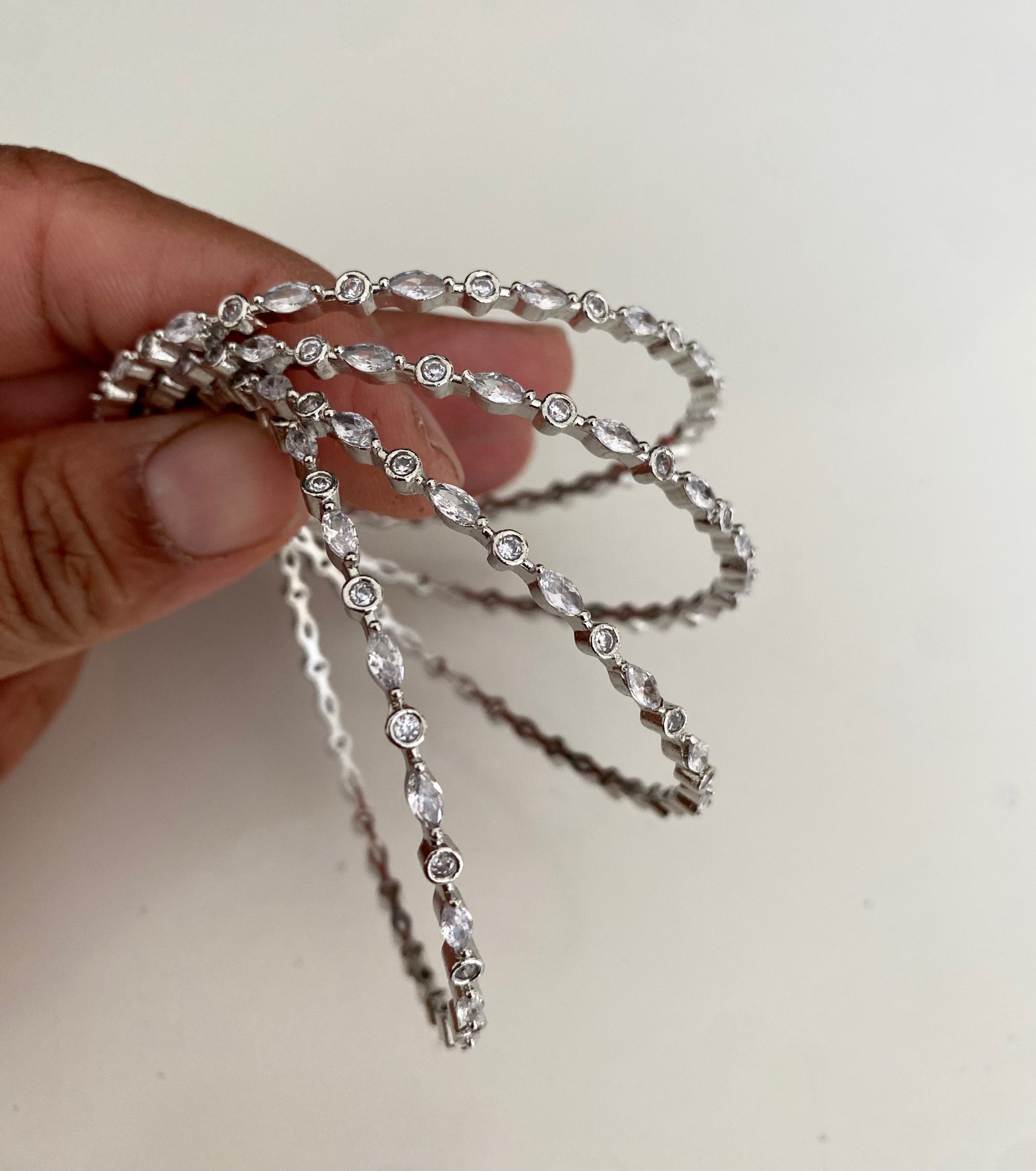 Diamond cut bangle  image 2
