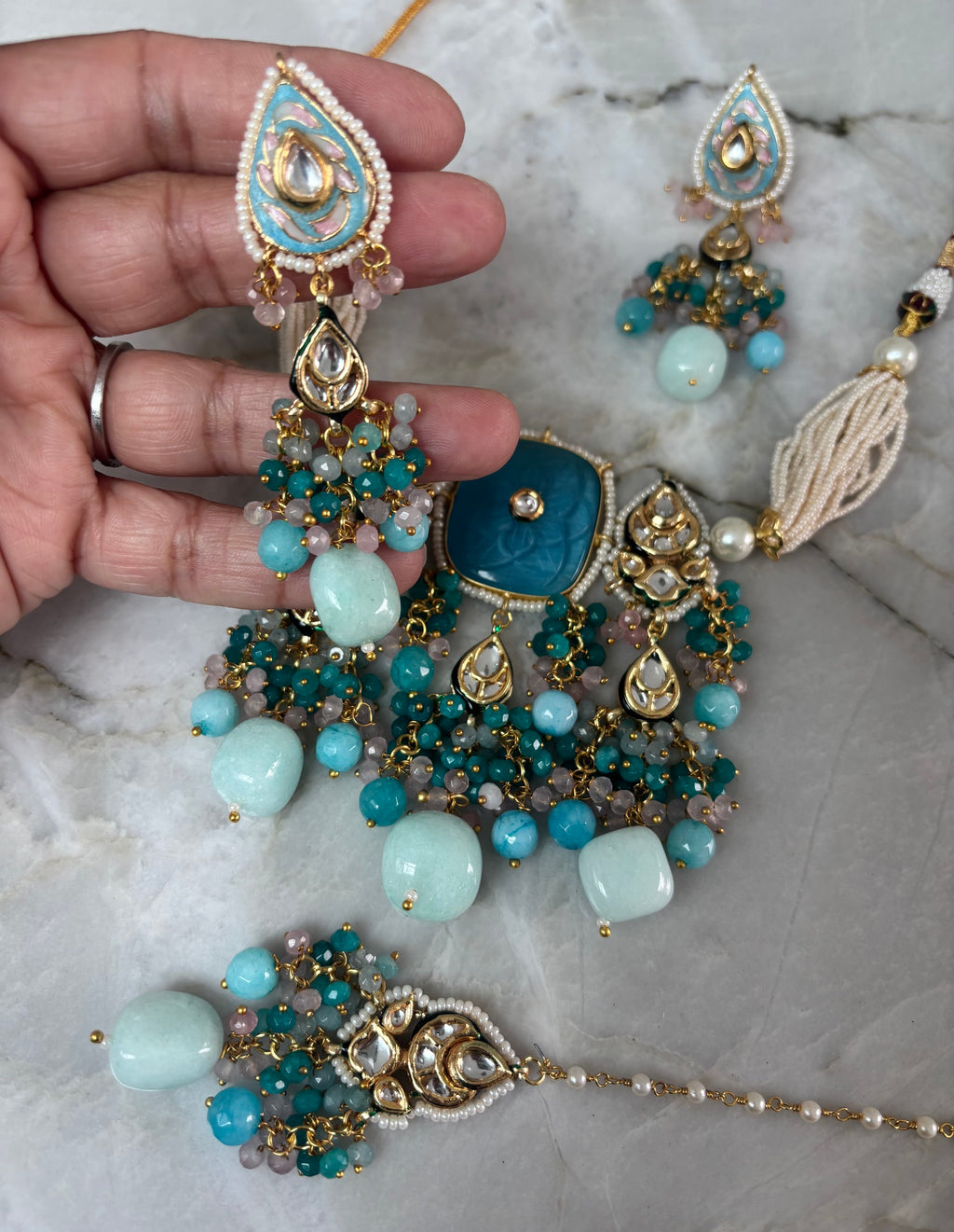 Sungai (turquoise/pastel blue) image 4