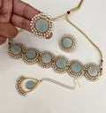 Raw stone pearl trim (light blue) image 0