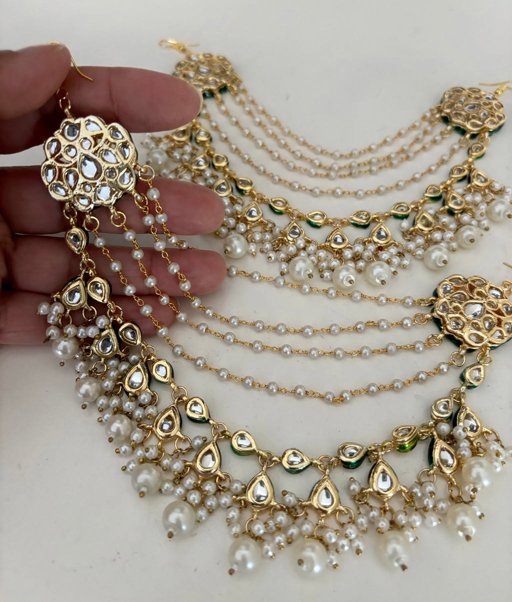 Heermandi earring chain image 1