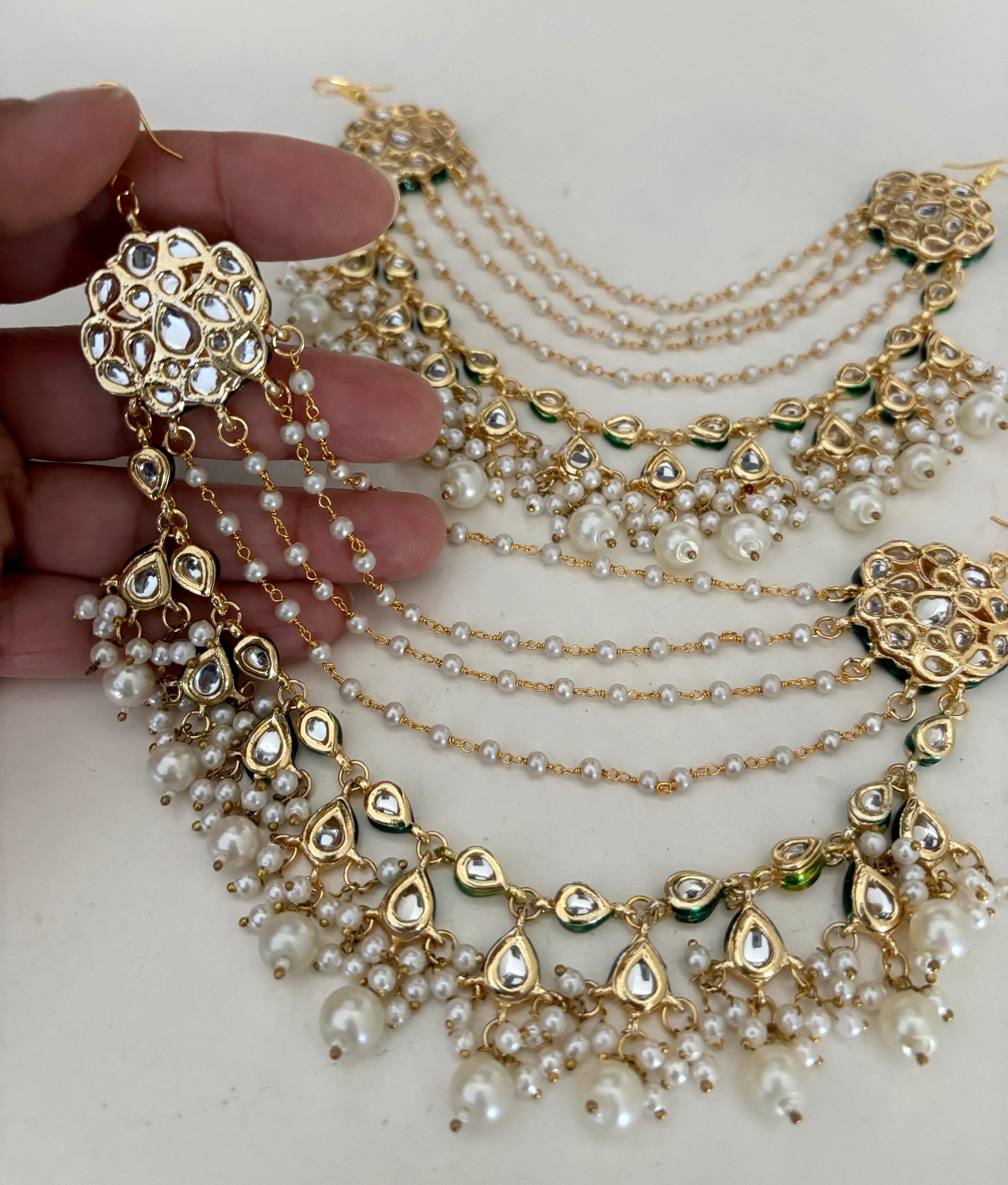 Heermandi earring chain image 1