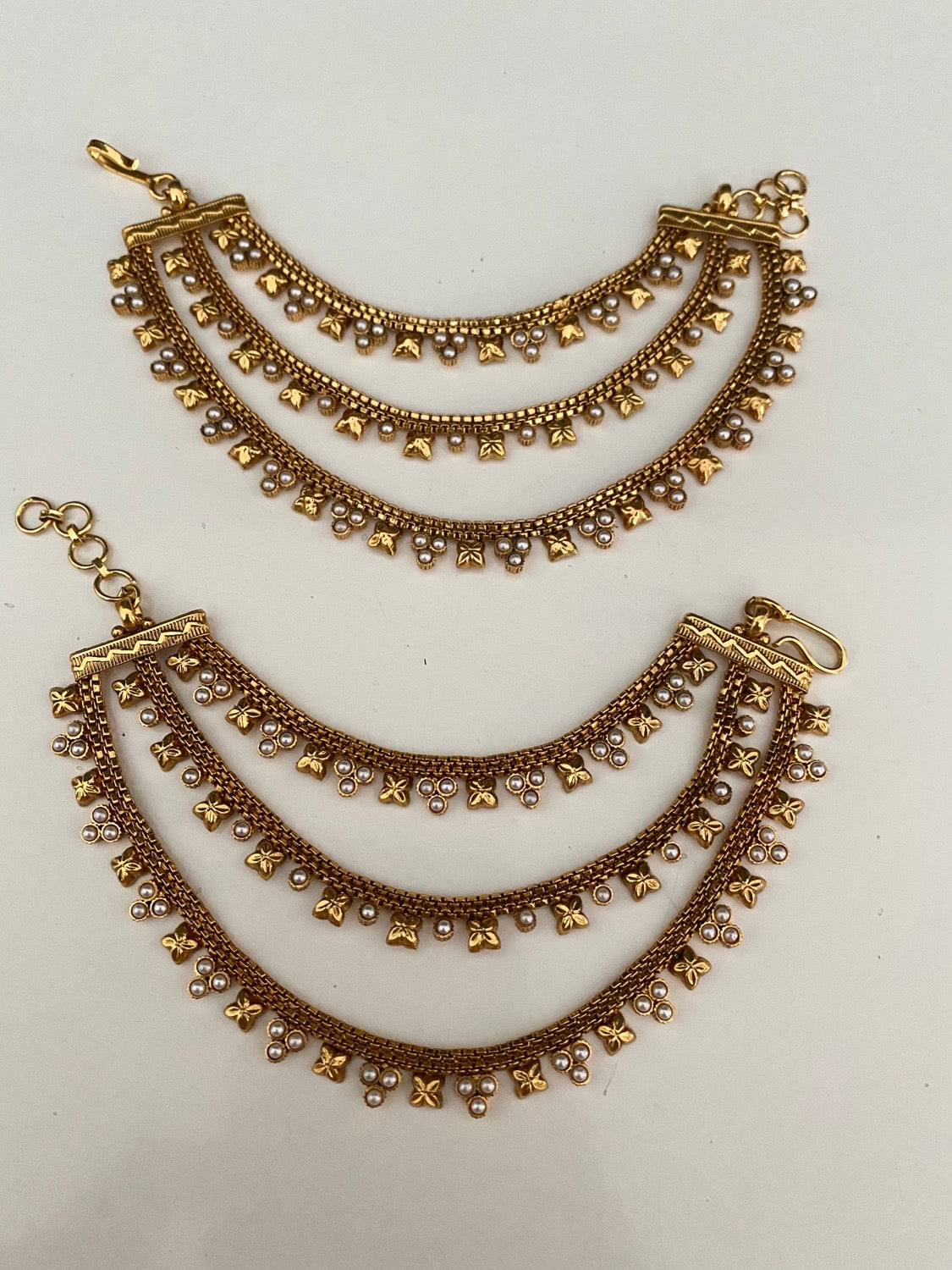 Triple layer earring chain  image 0