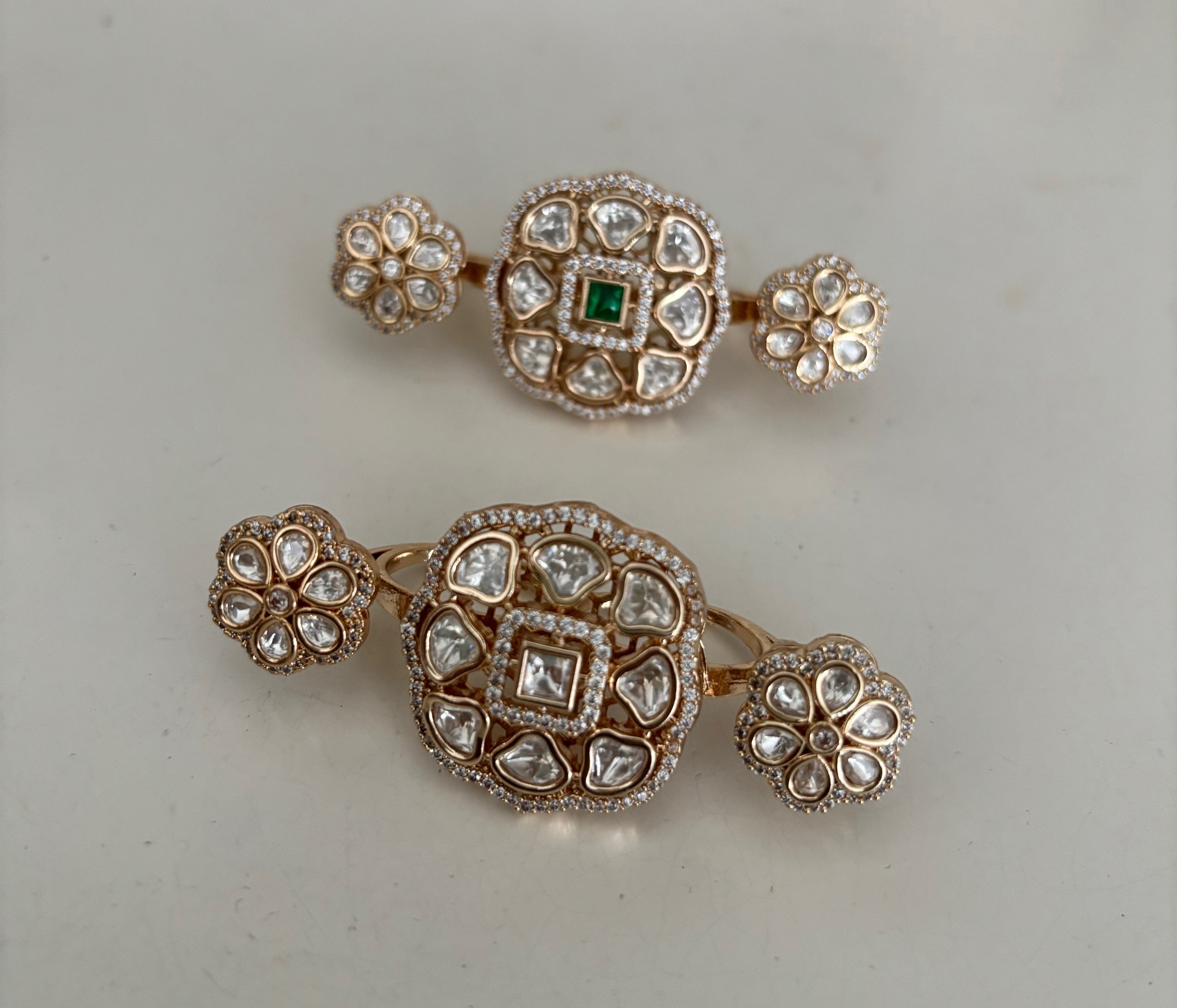 Kundan finger Ring  image 3