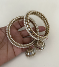 Mirror work jhumka drop  image 0