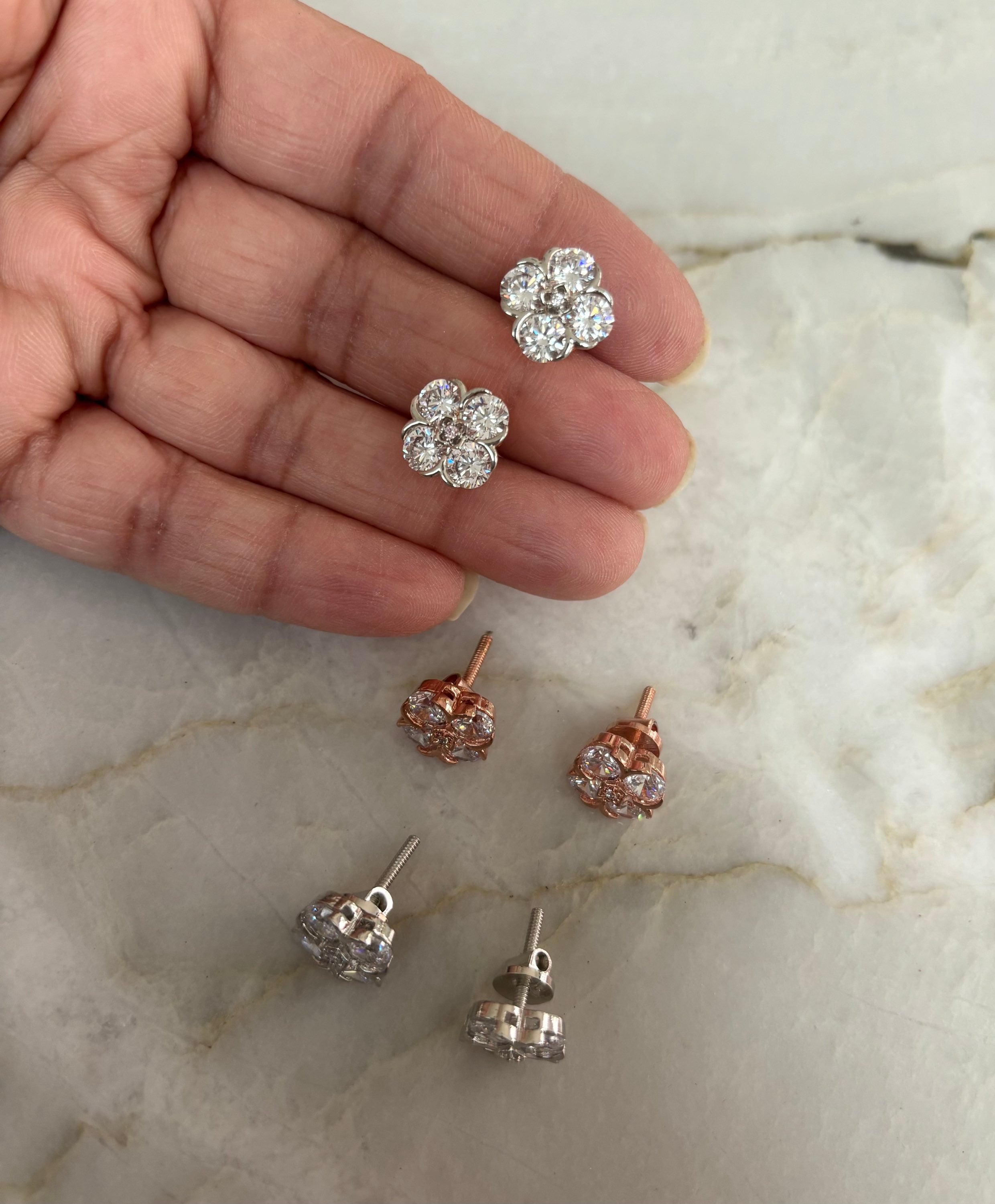 Peora diamond cut stud  image 2