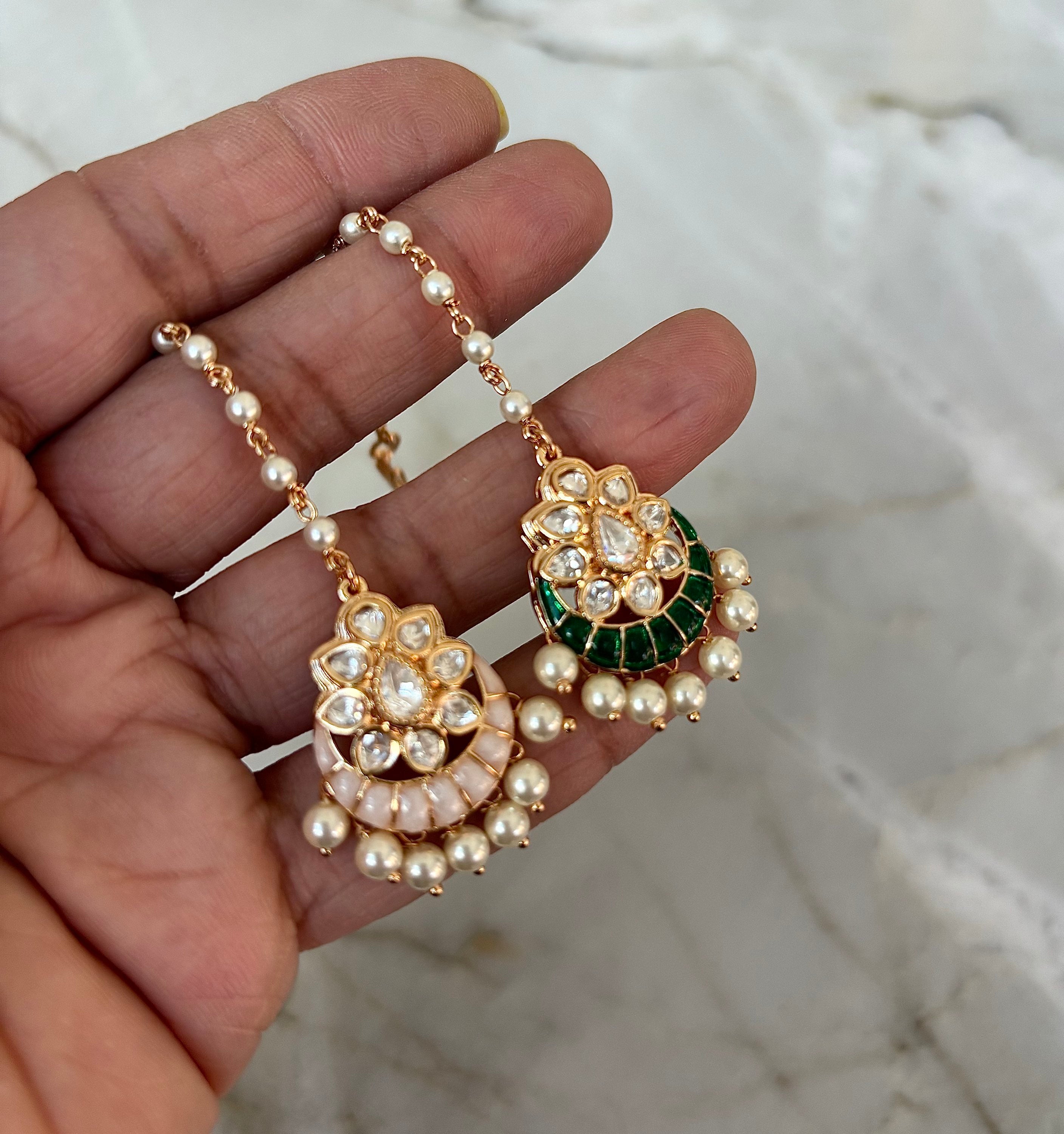 Glass kundan tikli  image 4