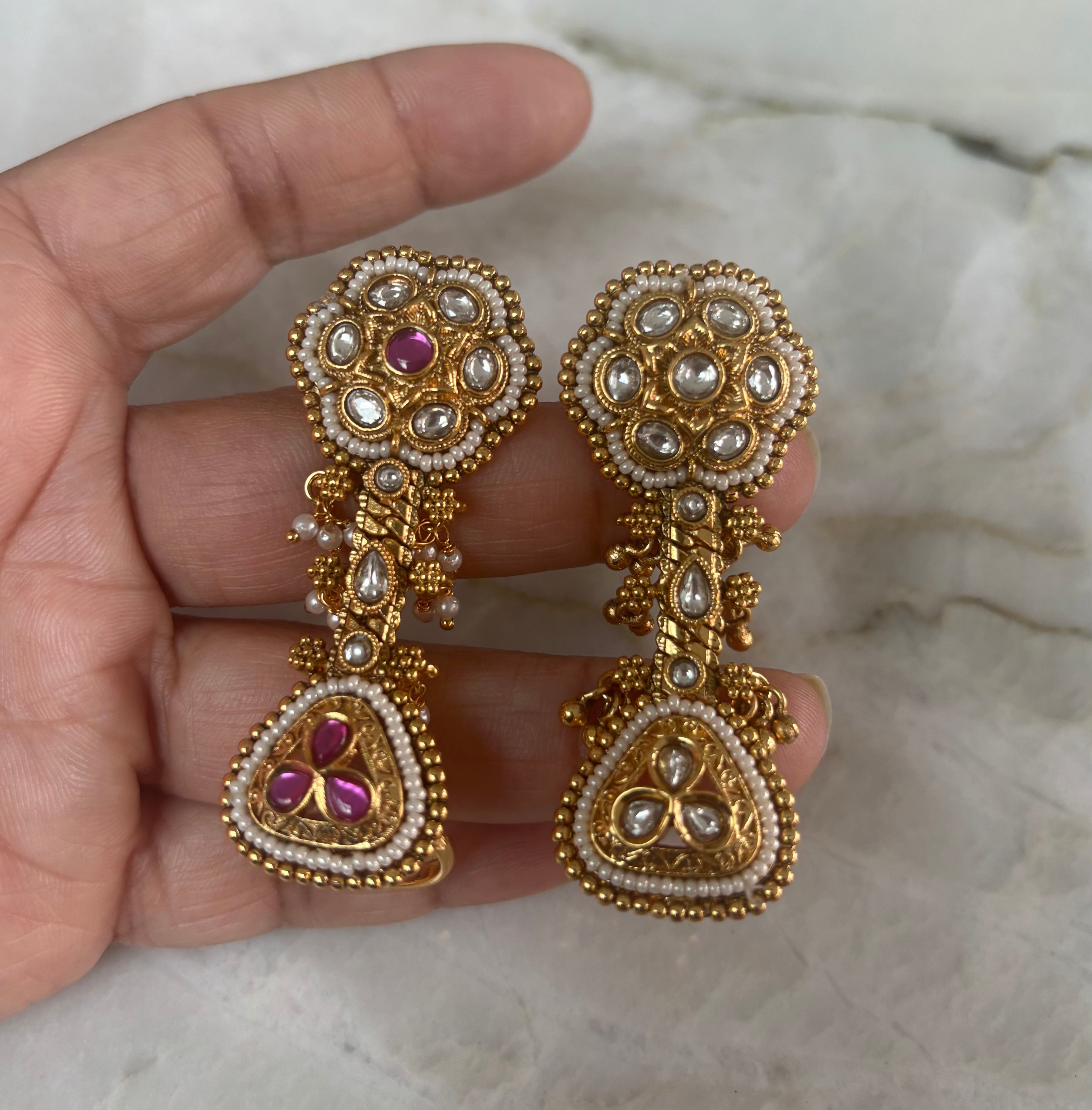Kundan flower leaf  image 3