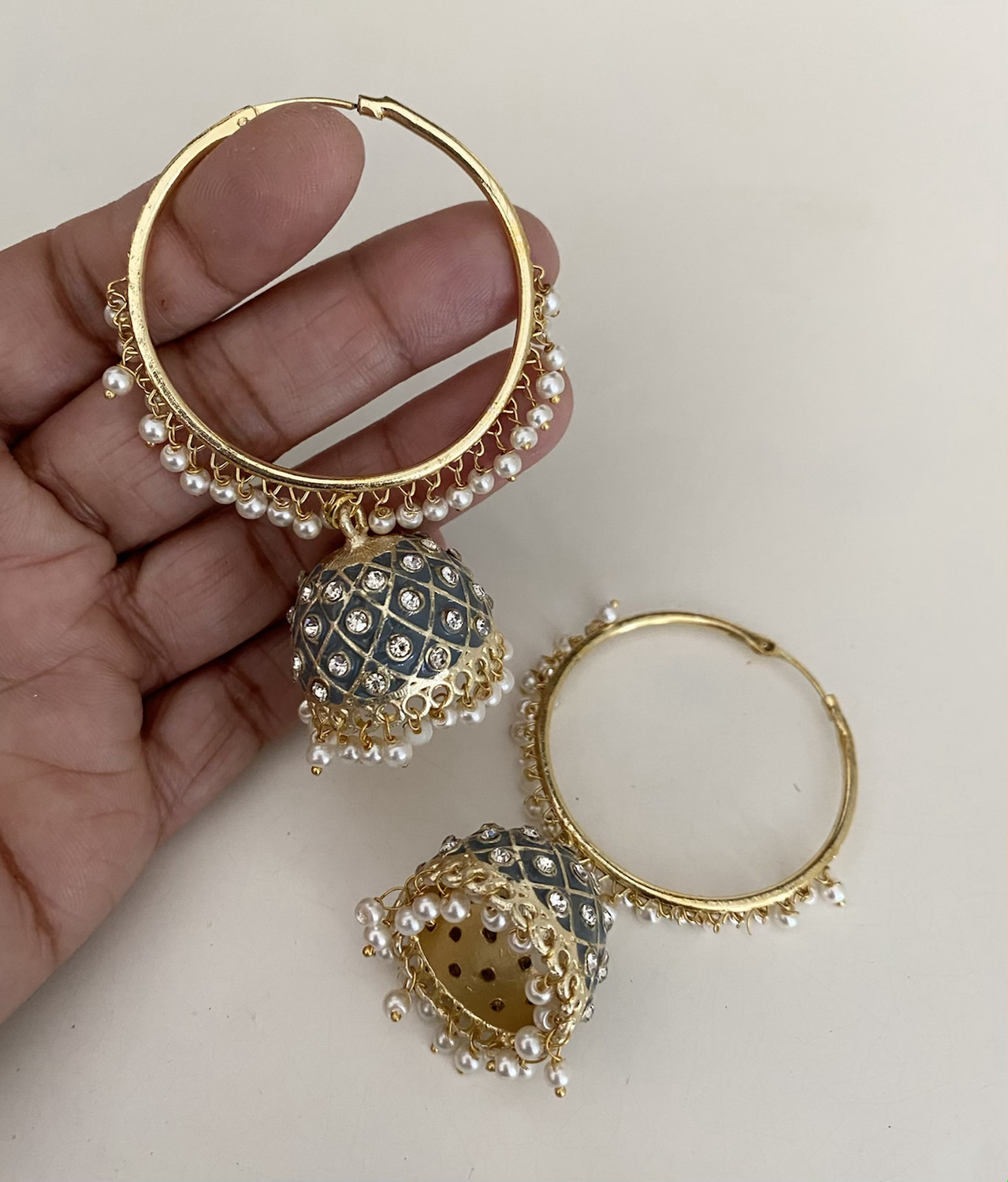 Hoop jhumka  image 1