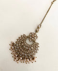 Antique pastel pink bead drop  image 0