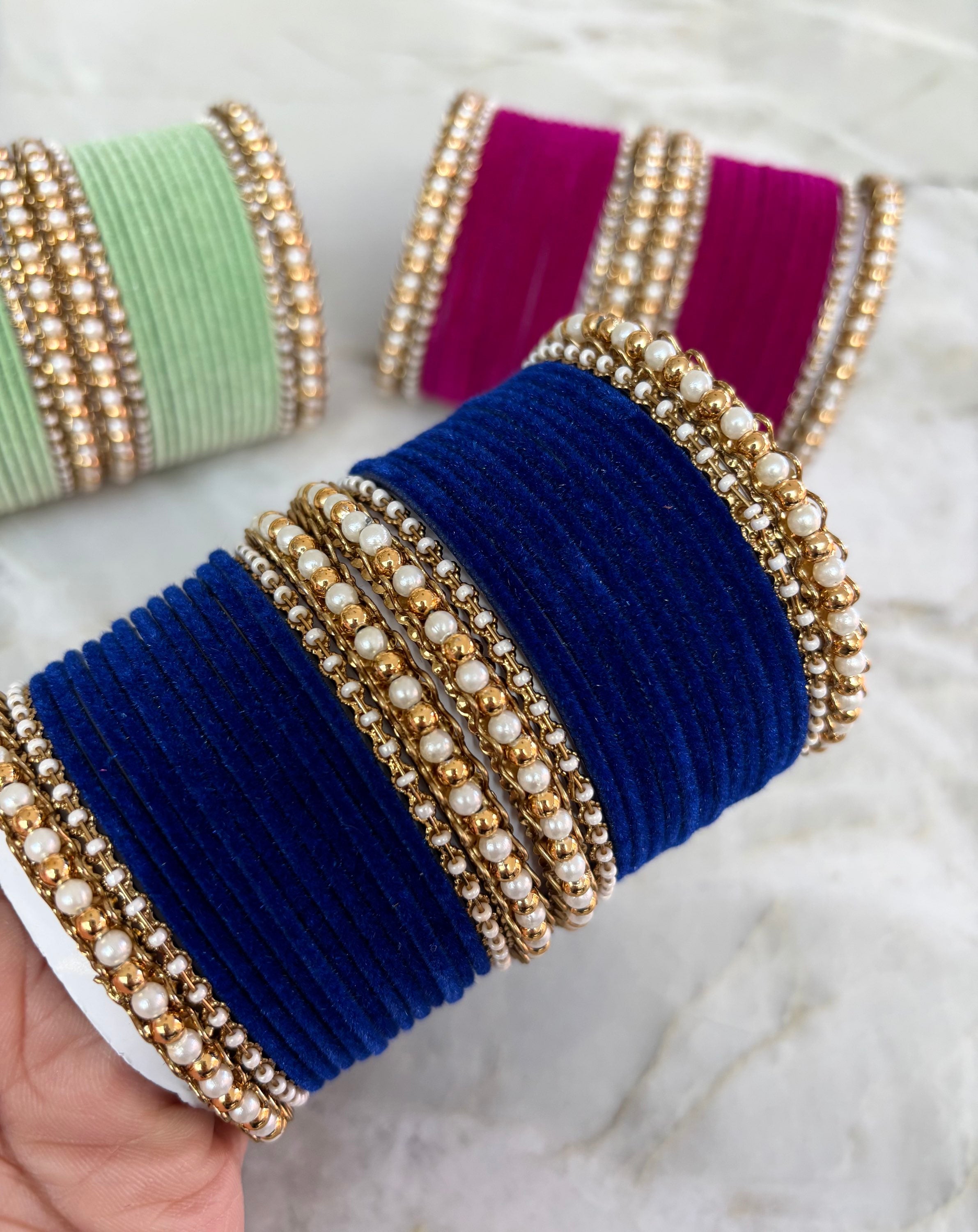 Velvet bangle set  image 2