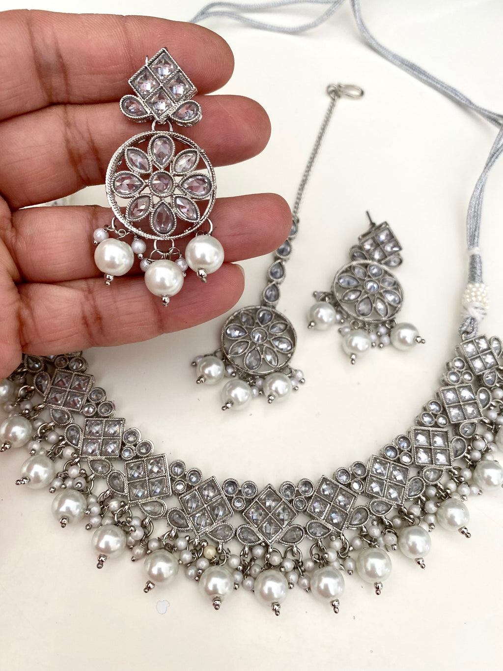 Marina silver flat set  image 1