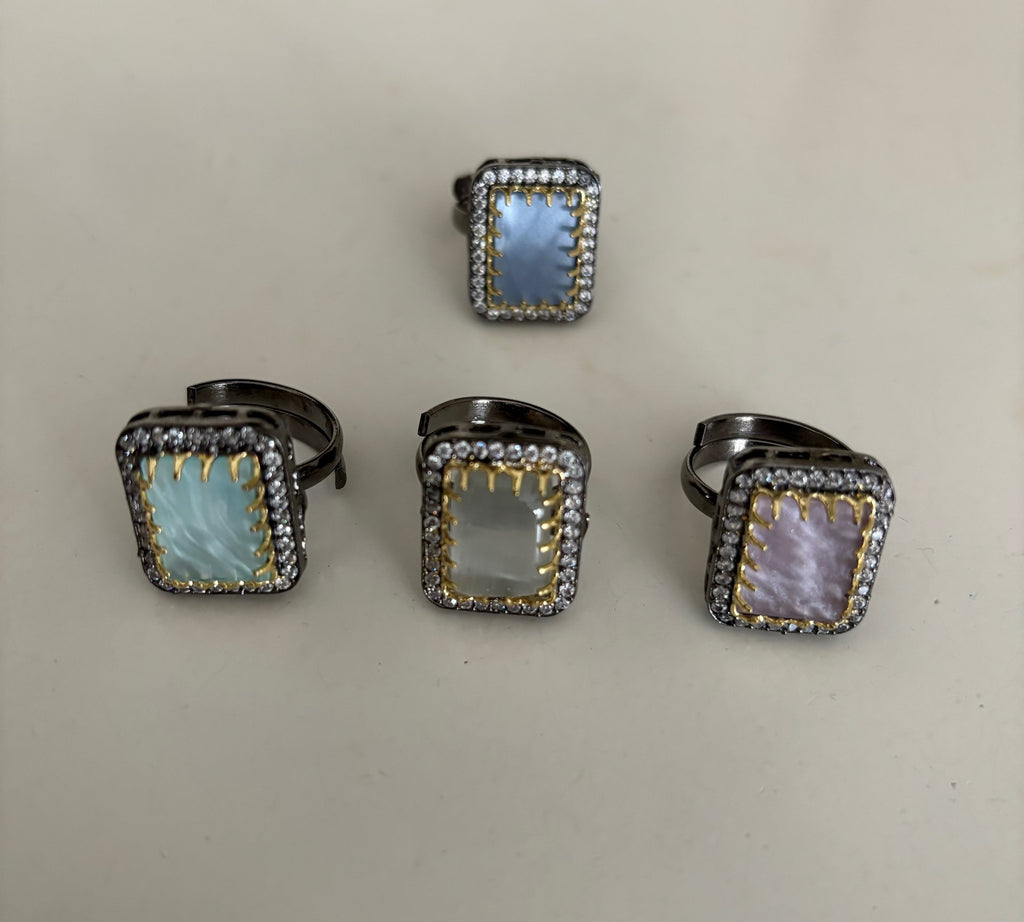 Pastel size adjustable ring  image 1