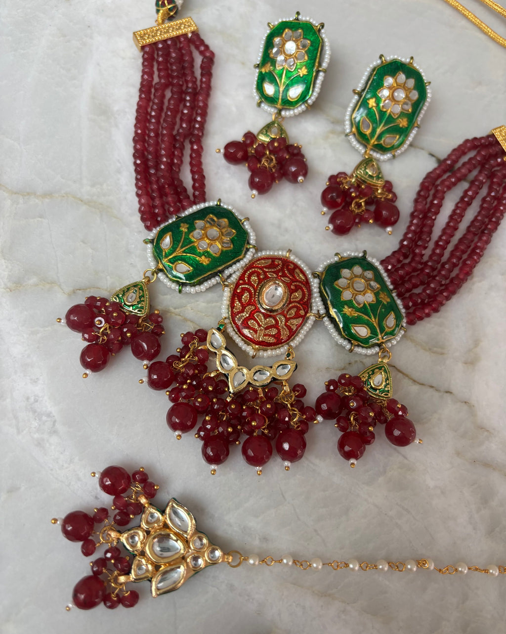Kundan maroon  image 2