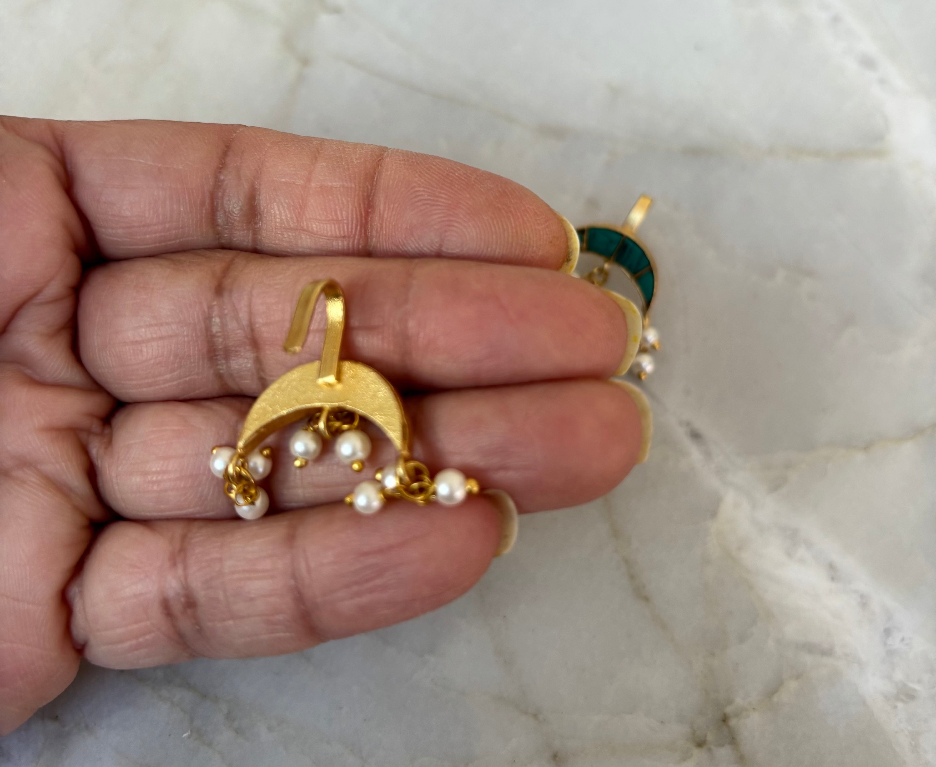 Kundan upper ear lobe accessory  image 2